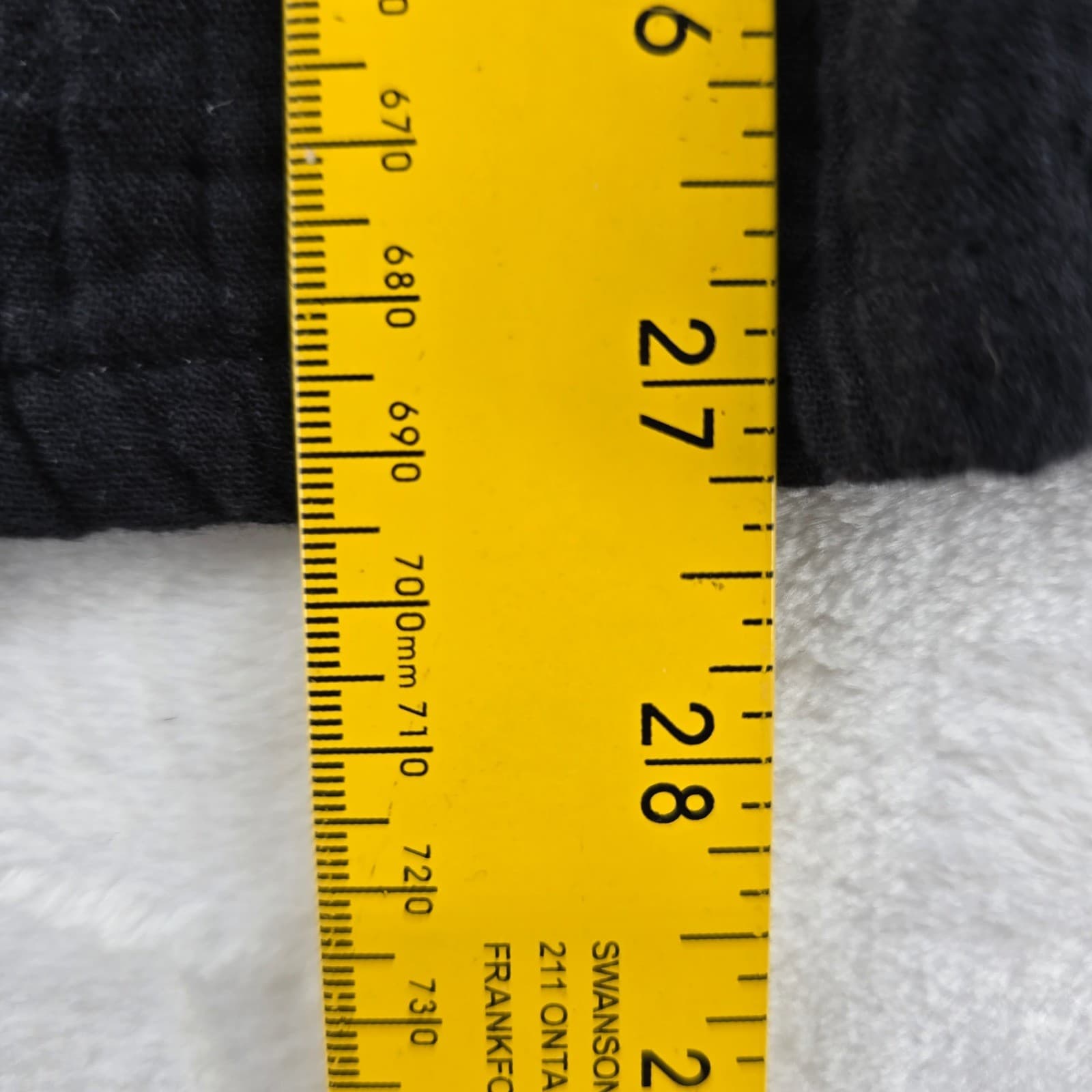 Unbranded Henley Top Womens XL Black Cotton Gauze 3/4 Sleeve Button Side - Thumbnail 3