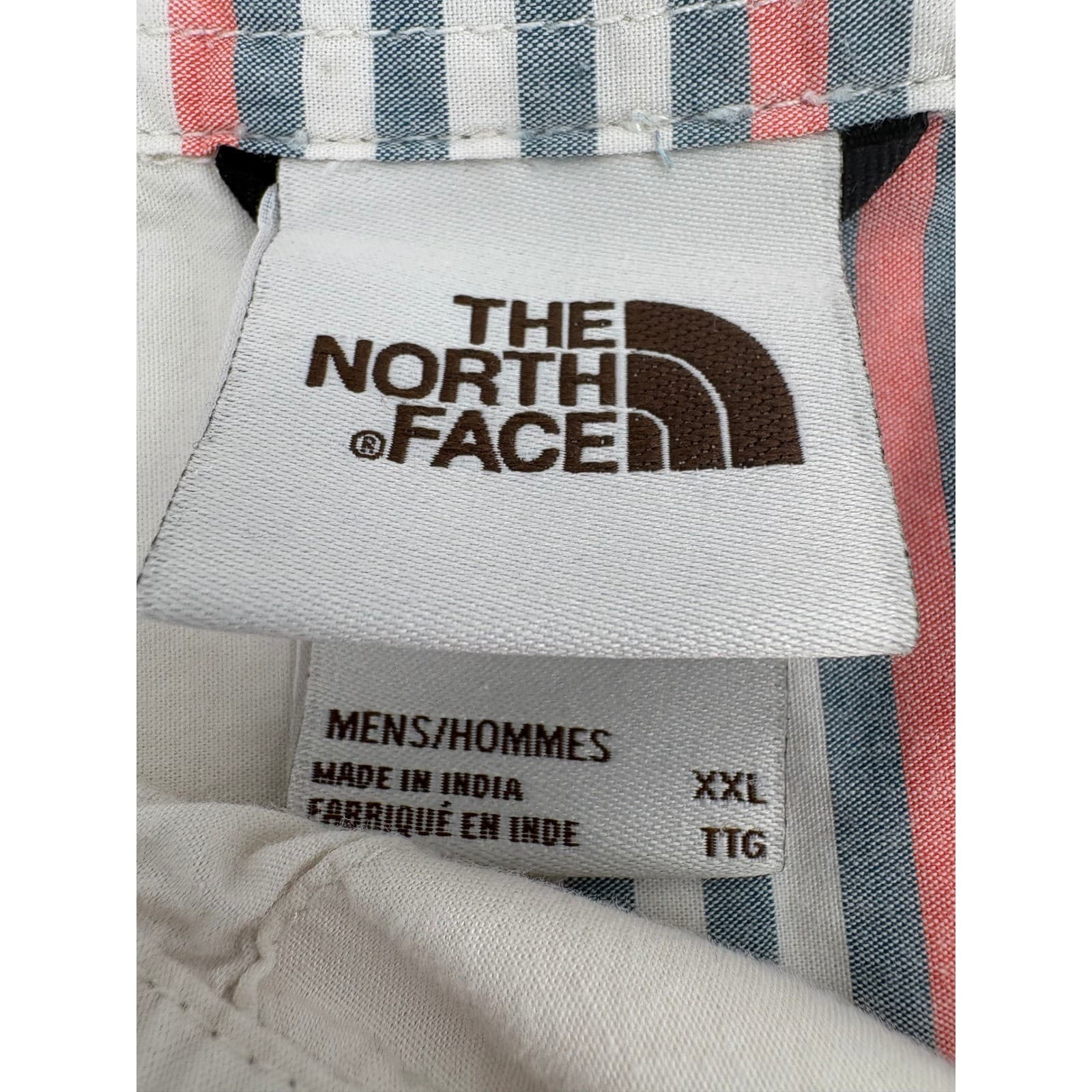 The North Face Mens Striped Short Sleeve Button Up Shirt XX Large - Thumbnail 5