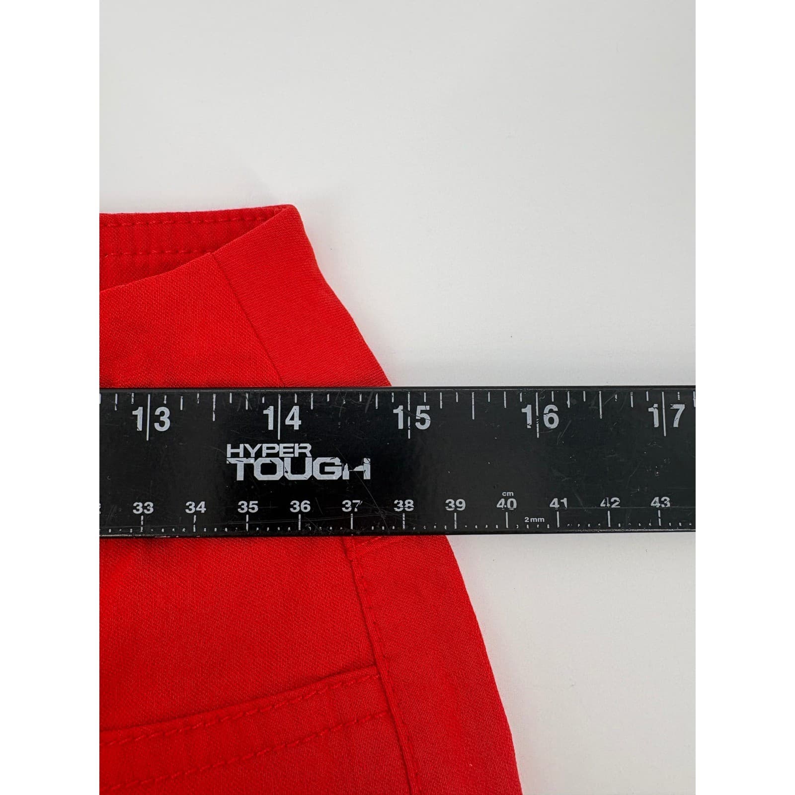 Slim-Sation by Multiples Red Cropped Wide Leg Pants Women's Size 6 - Thumbnail 4