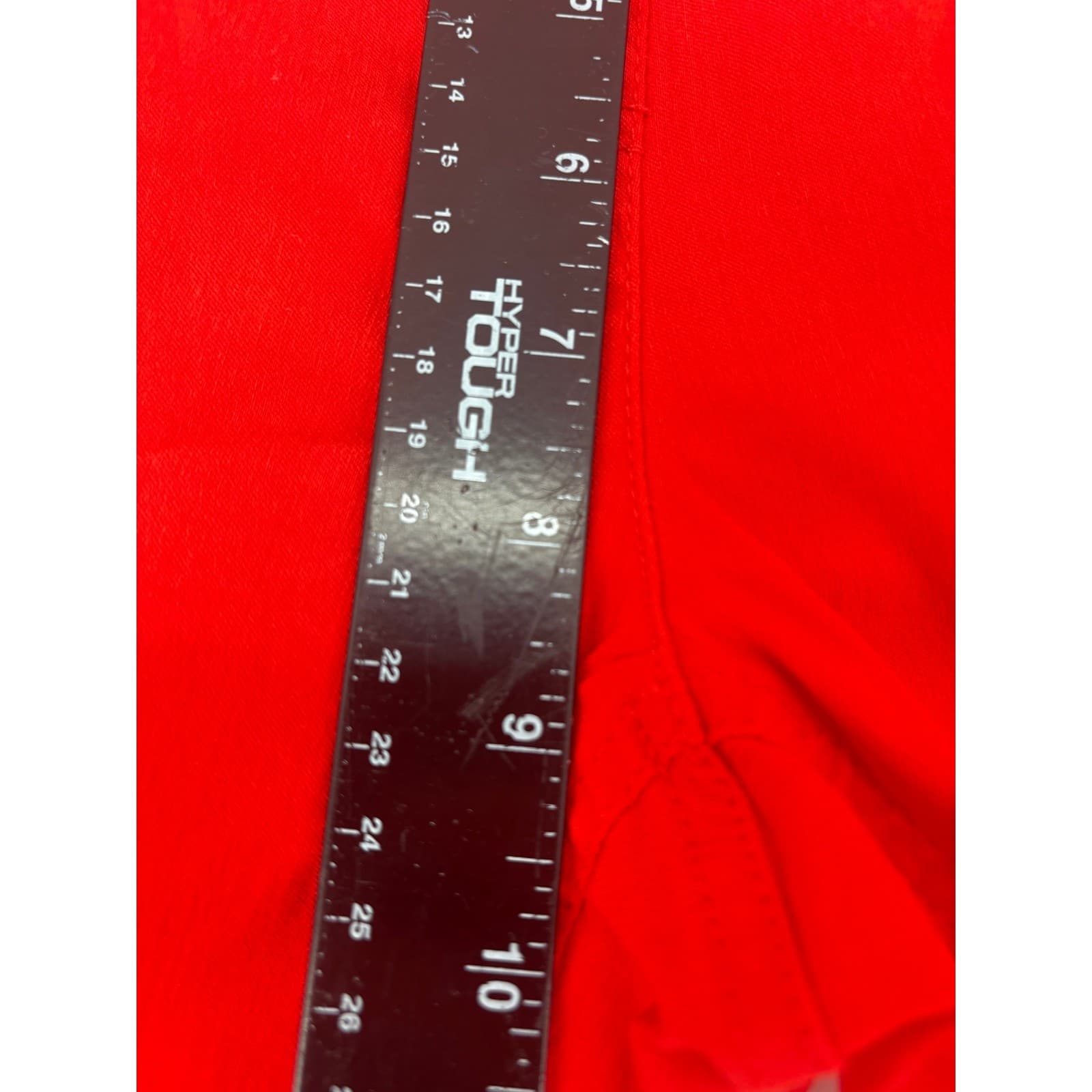Slim-Sation by Multiples Red Cropped Wide Leg Pants Women's Size 6 - Thumbnail 5