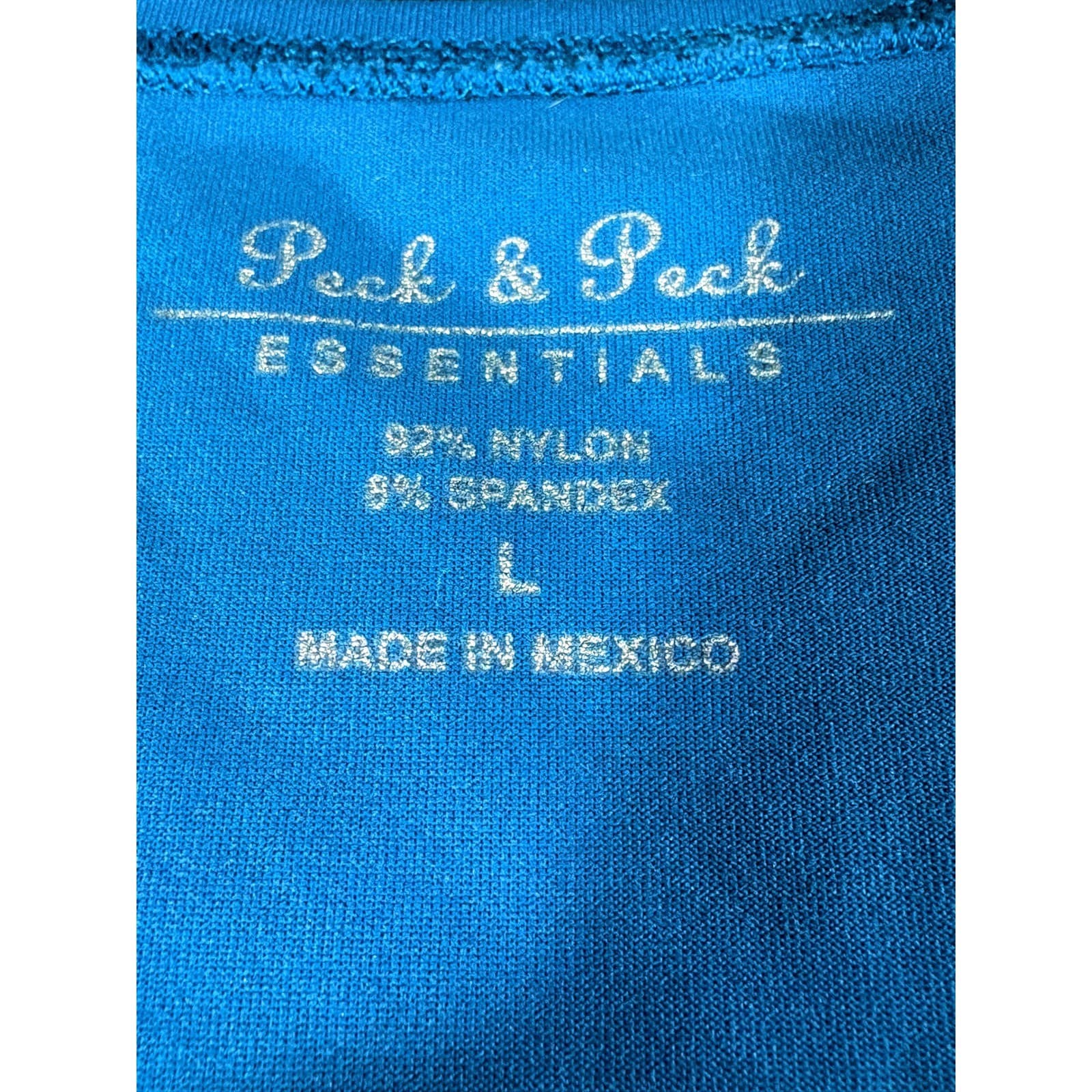 Peck & Peck Essentials Blue Tank Top Sleeveless Casual Activewear - Thumbnail 2