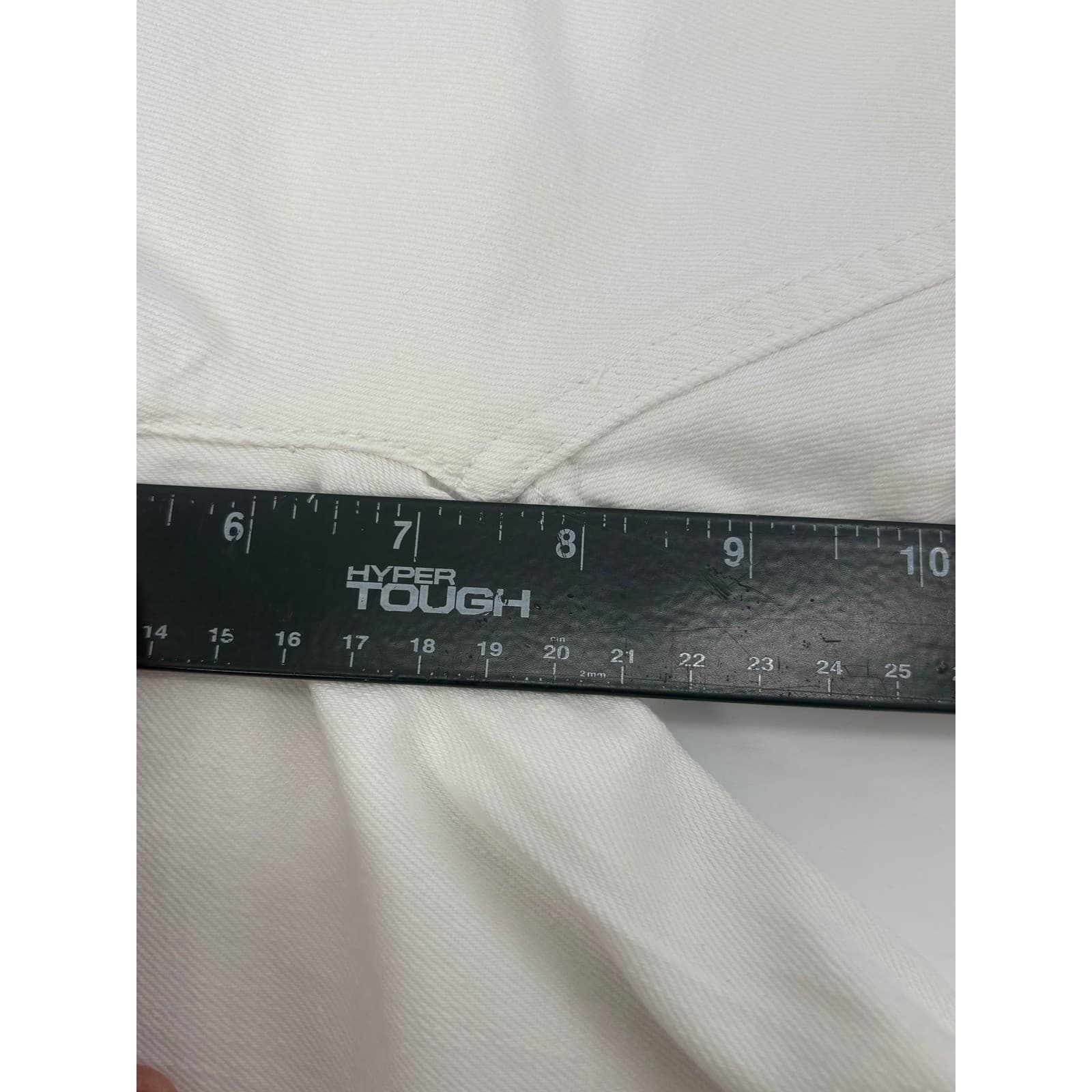 J. Crew White Stretch Denim Jeans Embellished Kiss Back Pocket Women 27R - Thumbnail 10