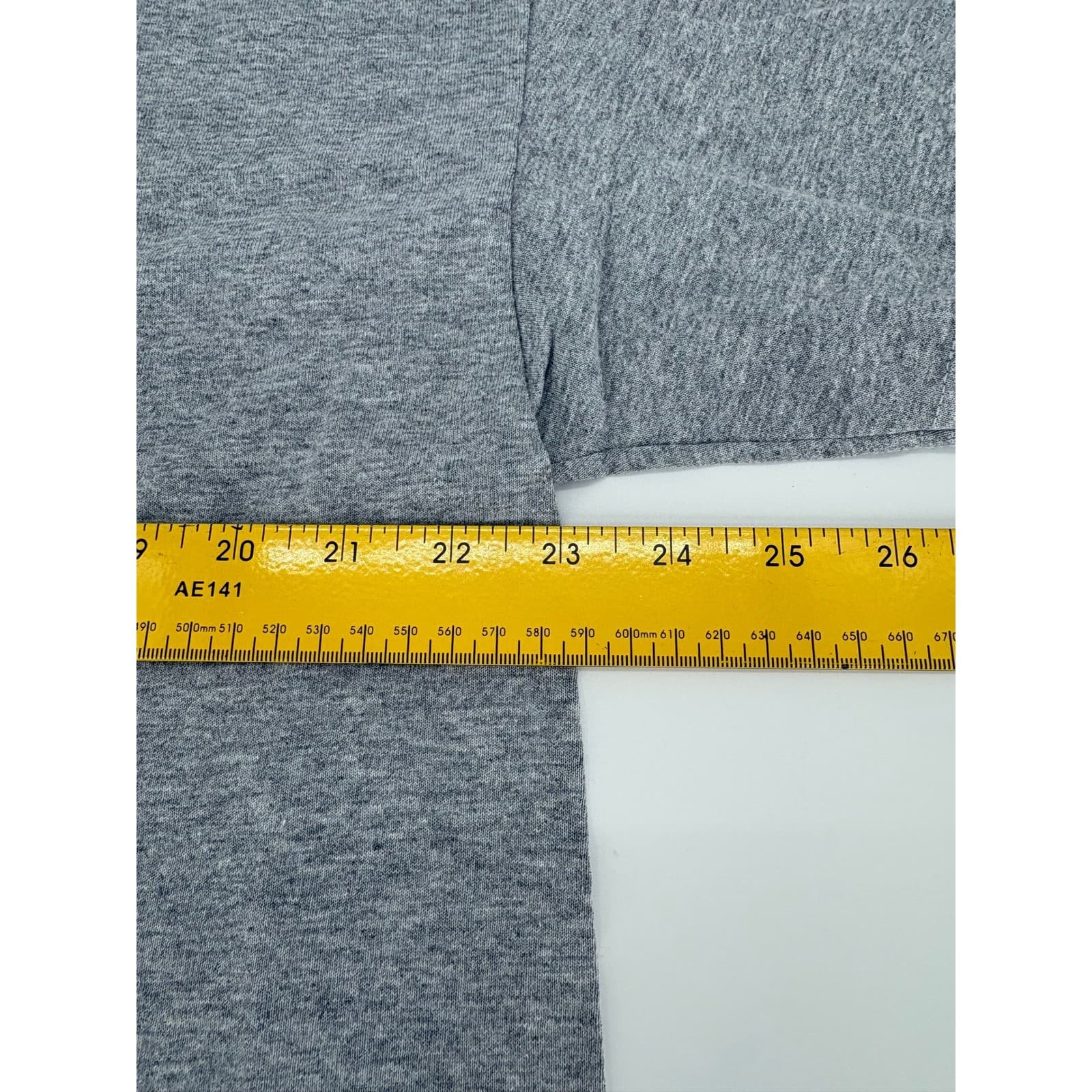 Gildan T-Shirt Mens XL Tee Gray Property of Roseland Chicago Illinois DryBlend - Thumbnail 5