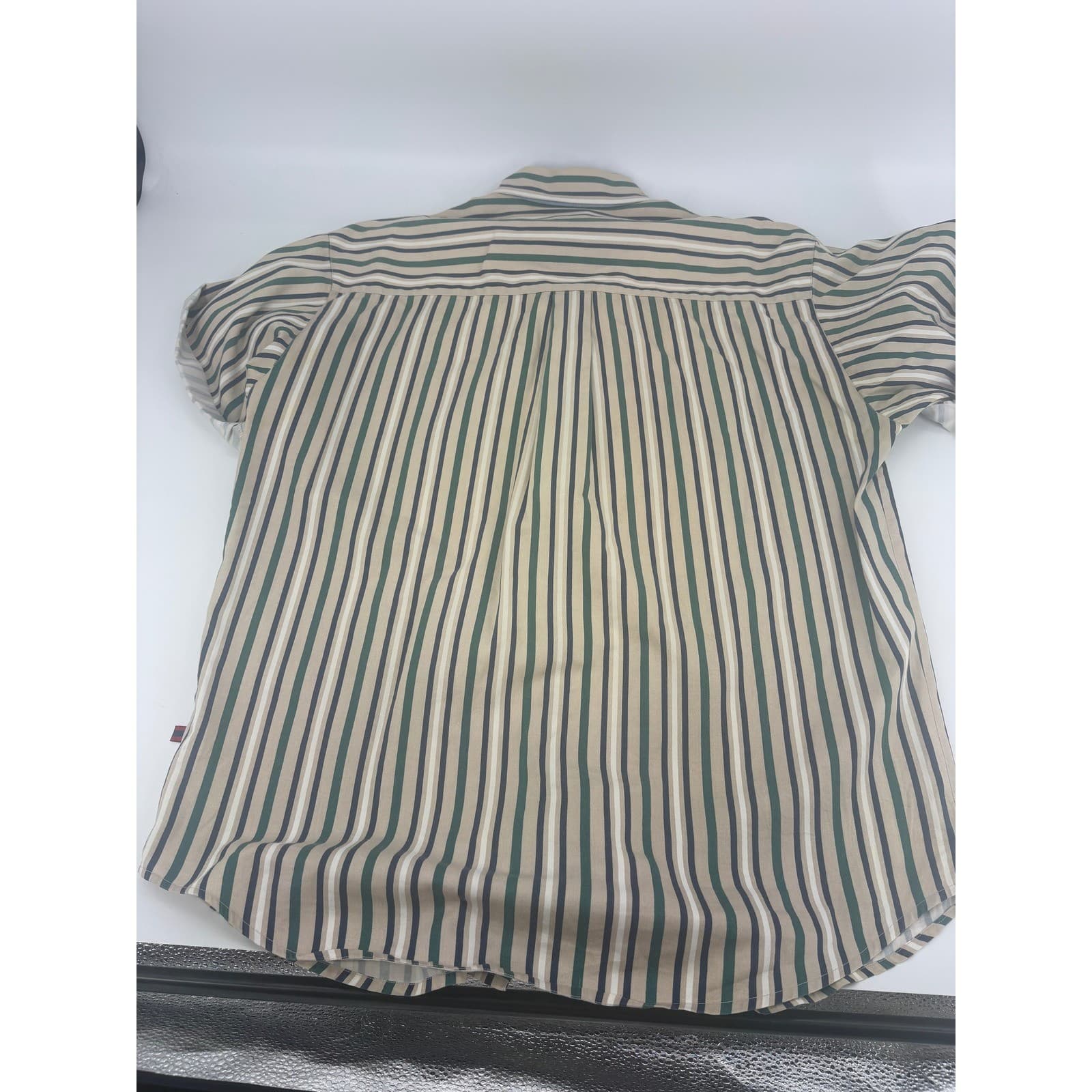 Bugle Boy Classics Mens Striped Short Sleeve Button Down Shirt Size M Cotton - Thumbnail 6