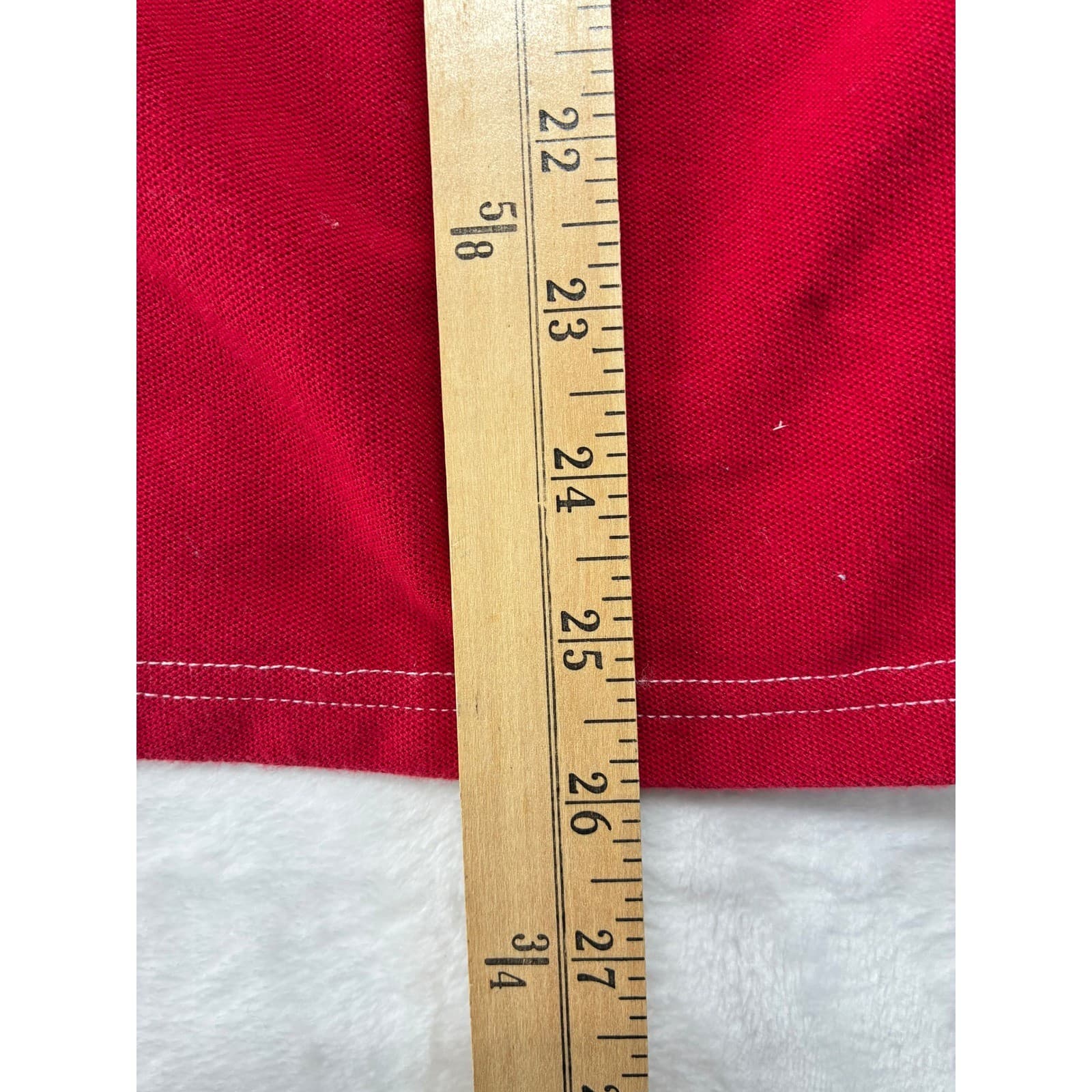 AKOO Polo Shirt Kids XL Polo Red White Blue Colorblock Graphic Patch Streetwear - Thumbnail 3