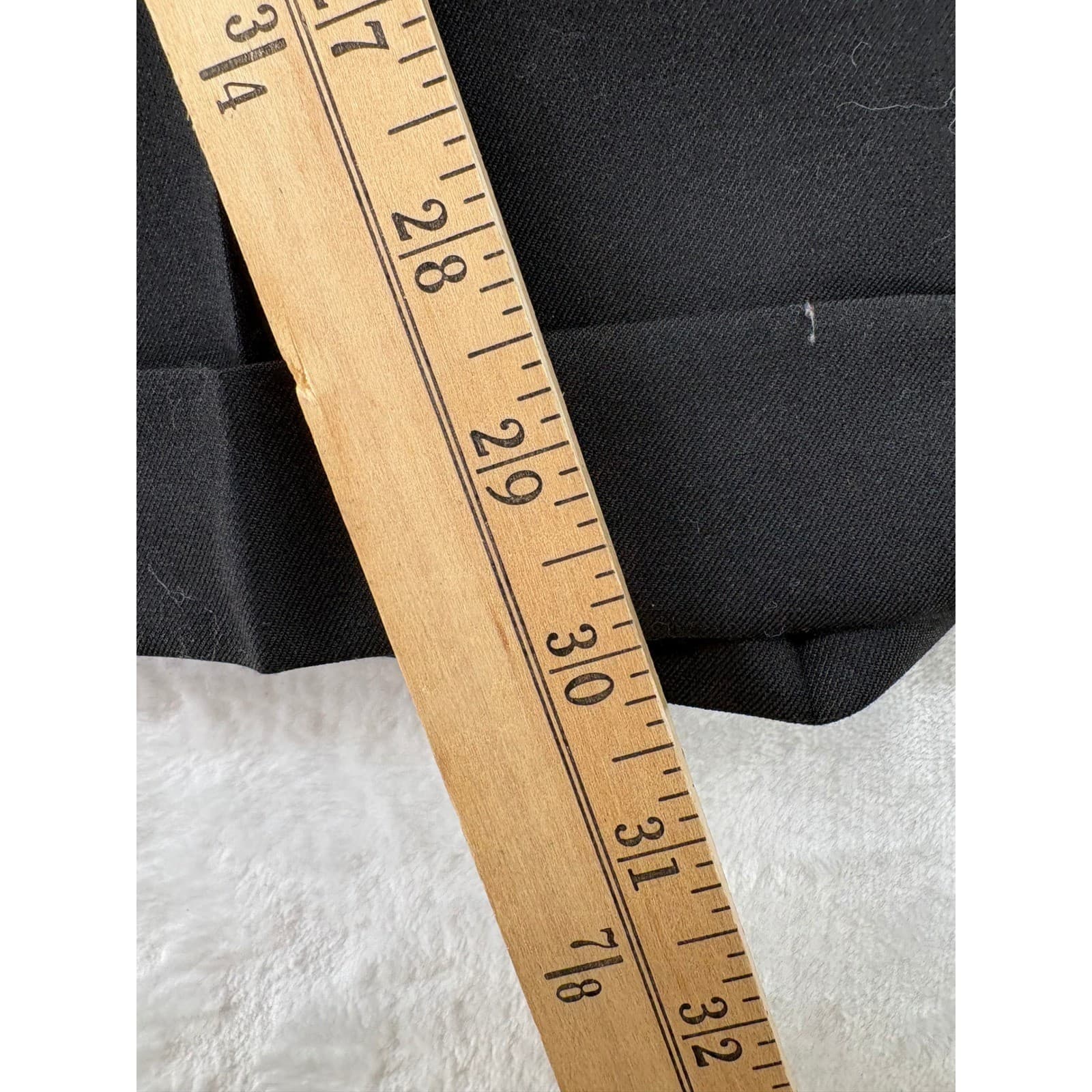 Lauren Ralph Lauren Dress Pants Mens 40x30 Ultraflex Classic Fit Cuffed Black - Thumbnail 5