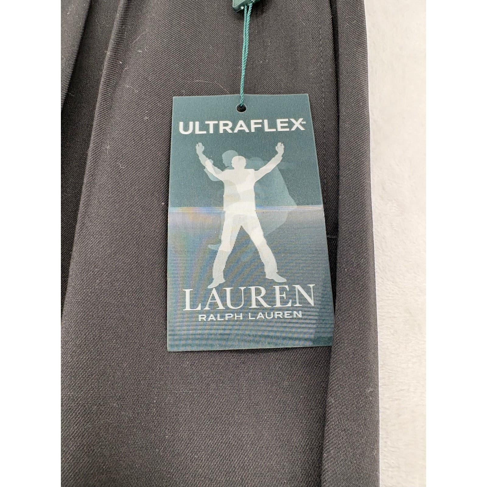 Lauren Ralph Lauren Dress Pants Mens 40x30 Ultraflex Classic Fit Cuffed Black - Thumbnail 2