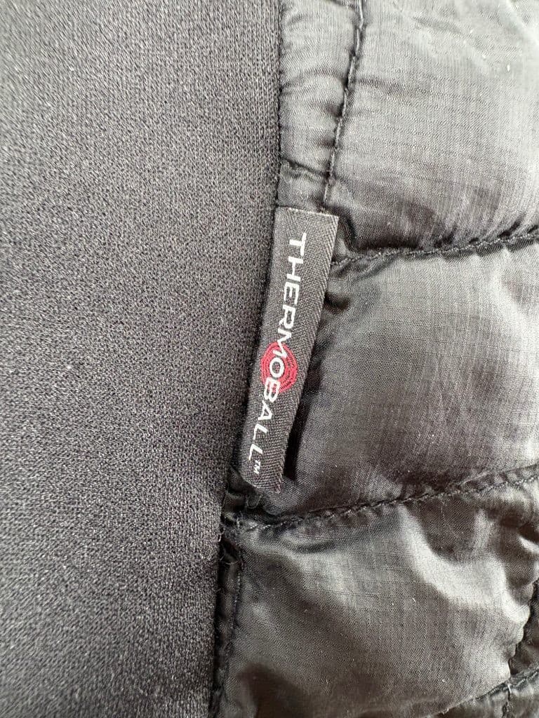 The North Face Mens L ThermoBall Hybrid Jacket Black Full Zip Insulated Quilted - Thumbnail 7