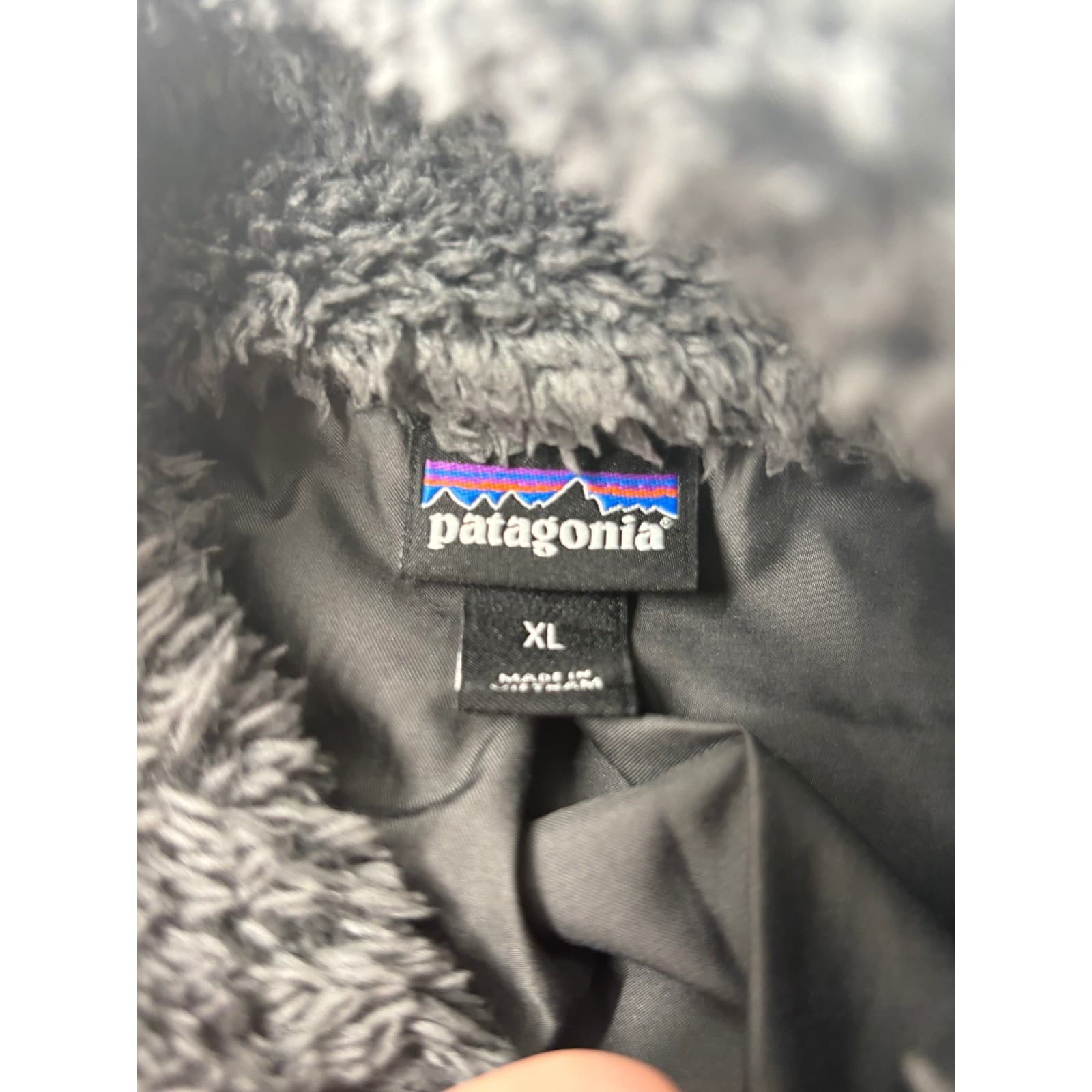 Patagonia Vest Womens XL Los Gatos Fleece Gray Full Zip High Pile Sleeveless - Thumbnail 2