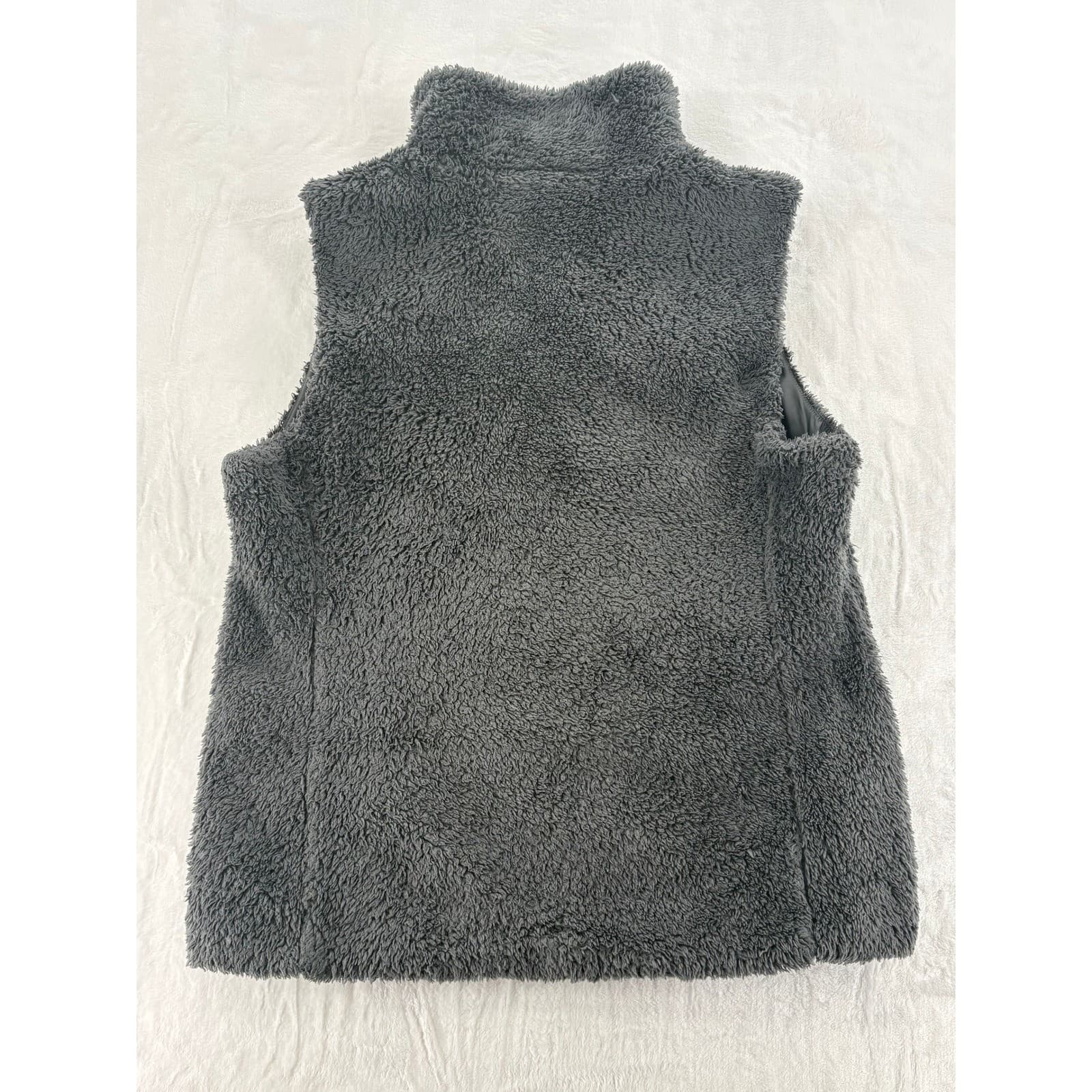 Patagonia Vest Womens XL Los Gatos Fleece Gray Full Zip High Pile Sleeveless - Thumbnail 7