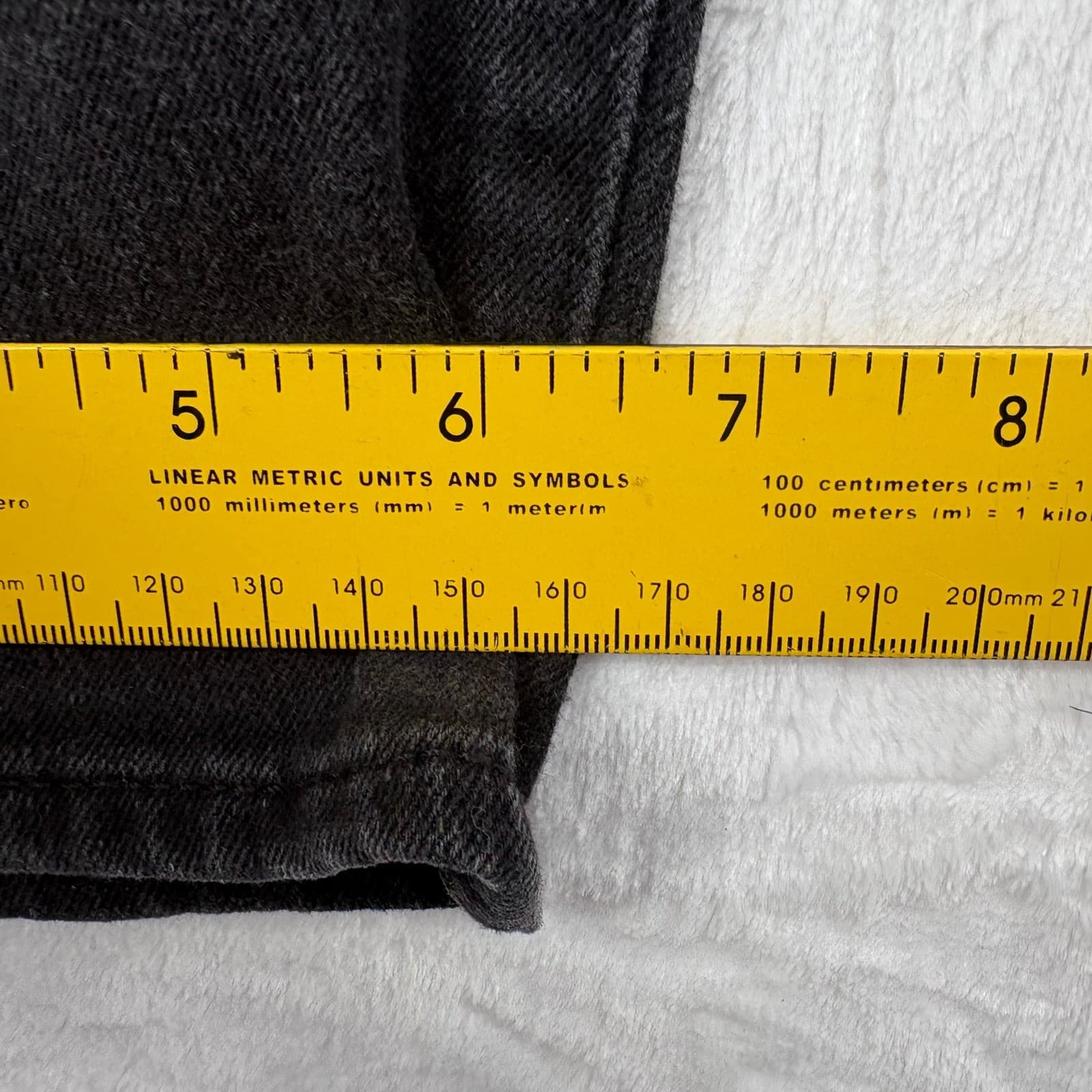 Express Jeans Mens 32x30 Slim Black 4-Way Hyper Stretch Distressed Denim - Thumbnail 5