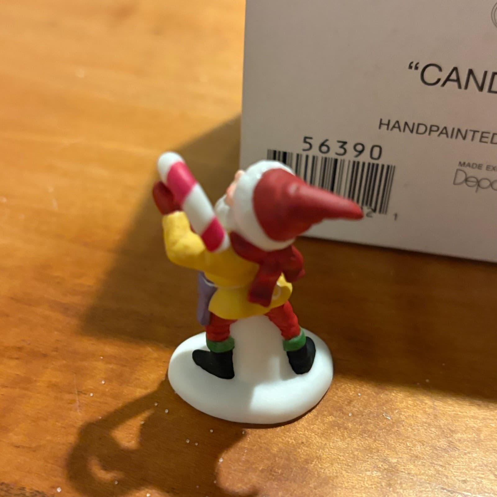 Department 56 Candy Cane Elves Heritage Village Set 2 Porcelain Figurine 56390 - Thumbnail 4