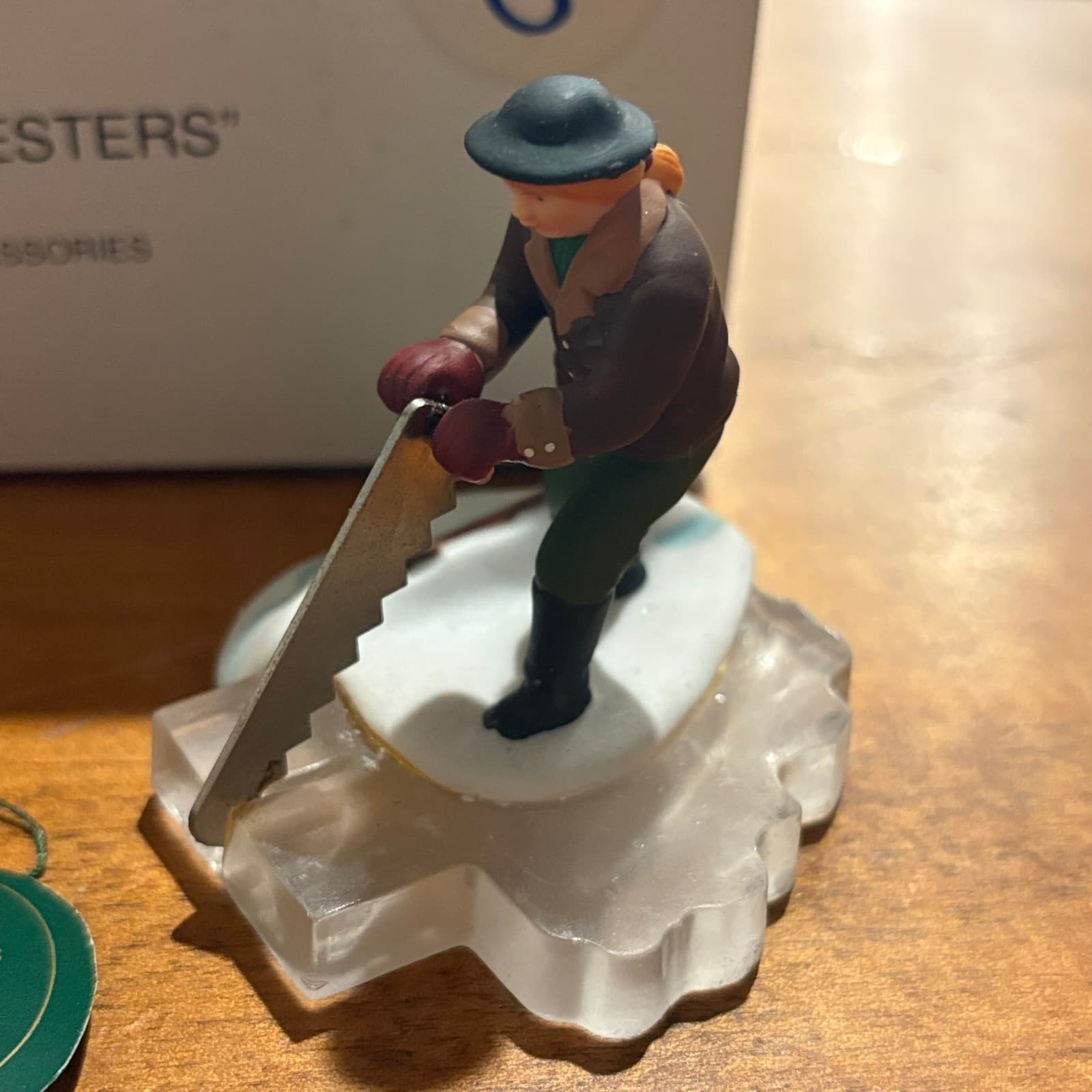 Department 56 Blue Star Ice Harvesters OS Figurine Multicolor Heritage Village - Thumbnail 2