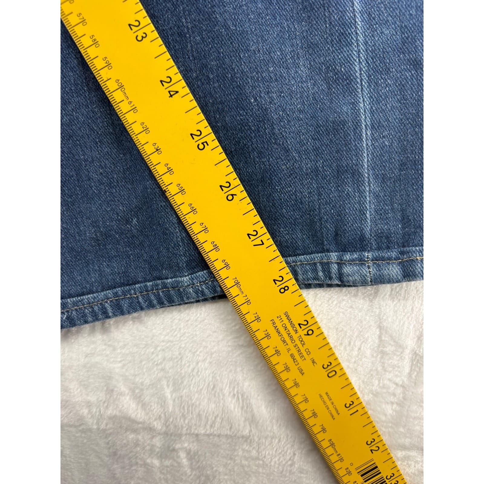 Agave Gringo Jeans Mens 38 Classic Straight Blue Denim Made in USA - Thumbnail 7