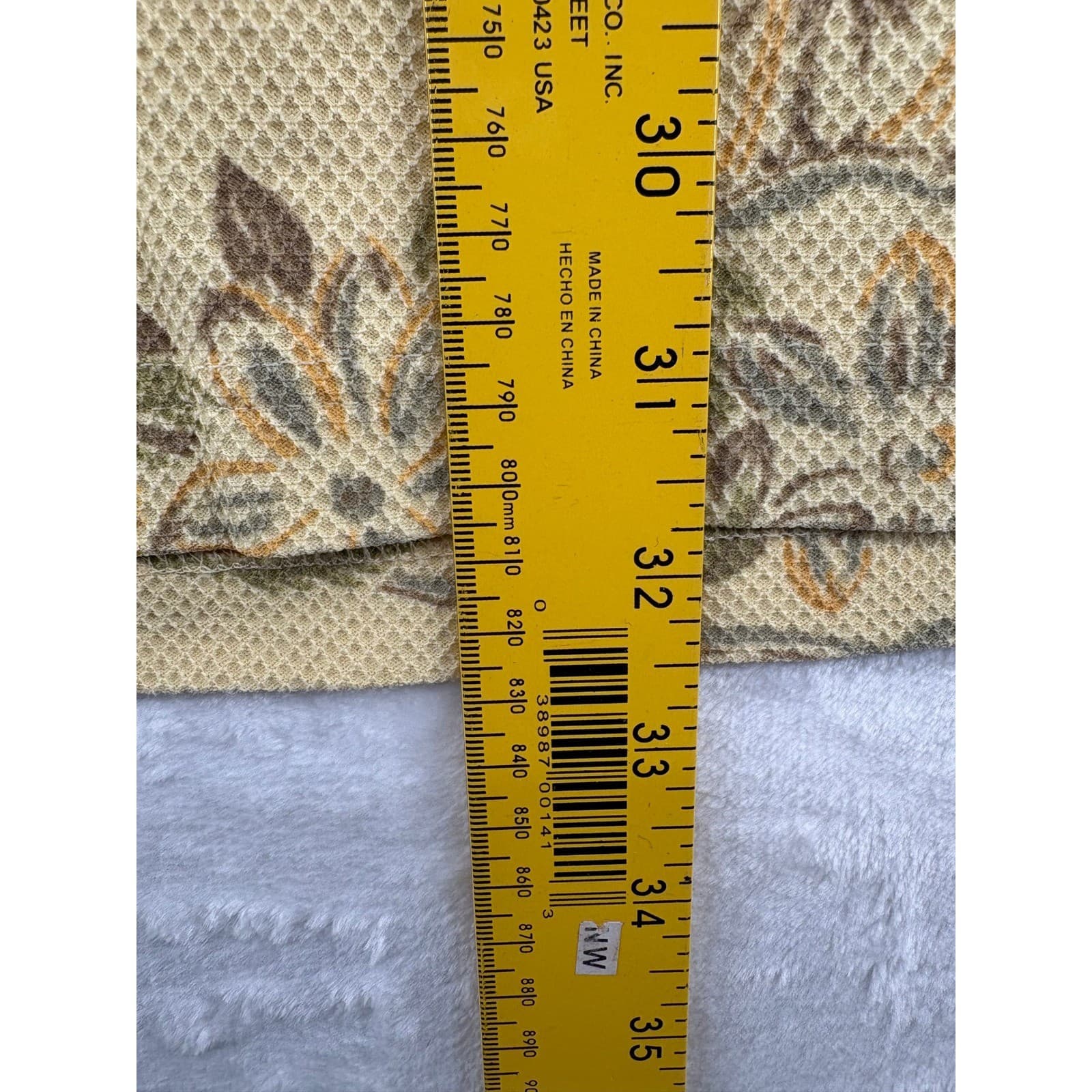Tommy Bahama Polo Shirt Mens XXL Polo Yellow Tropical Pineapple Cotton 6236 - Thumbnail 5
