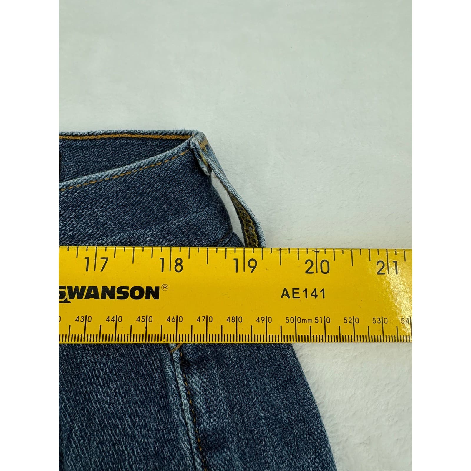 Agave Gringo Jeans Mens 38 Classic Straight Blue Denim Made in USA - Thumbnail 5