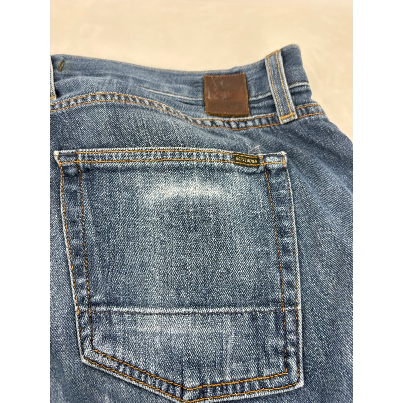 Agave Gringo Jeans Mens 38 Classic Straight Blue Denim Made in USA - Thumbnail 10