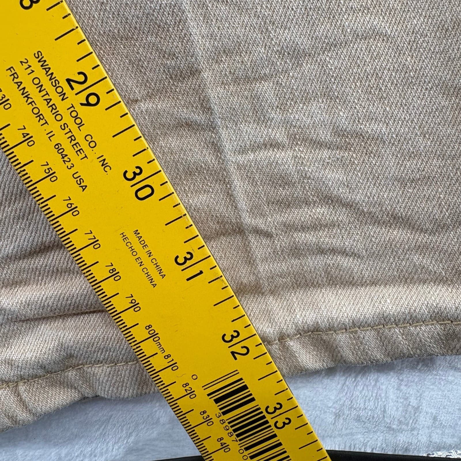 Akdmks Jeanius Society Jeans Mens 38 Jeans Tan Lot 0100964 Straight Leg Denim - Thumbnail 8