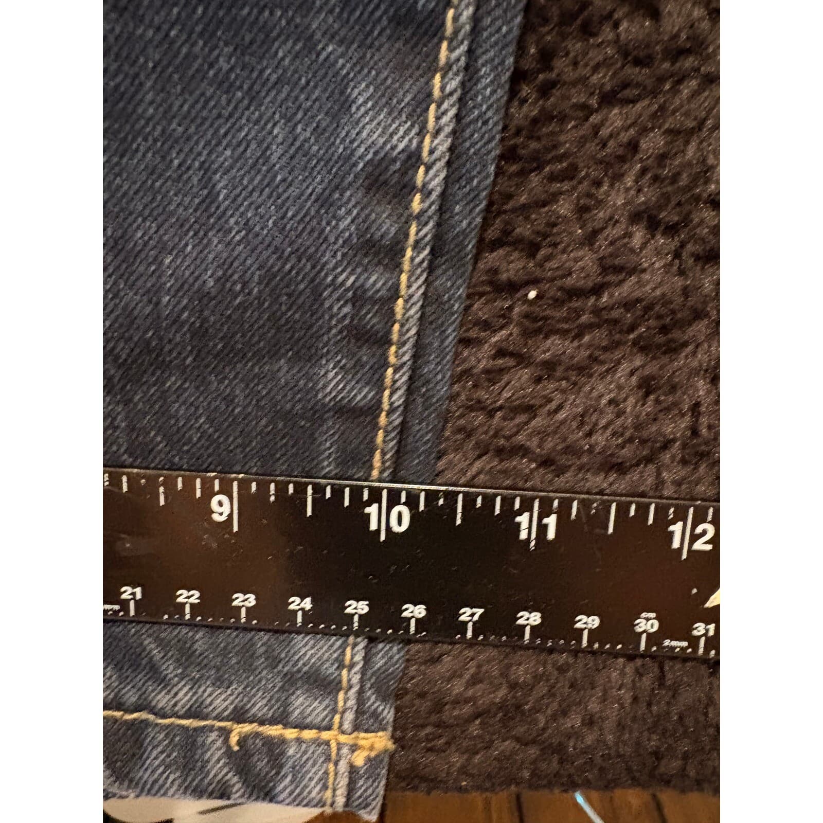 Akademiks Jeans Mens 32x32 Relaxed Fit Dark Wash Embroidered Denim 32 - Thumbnail 6