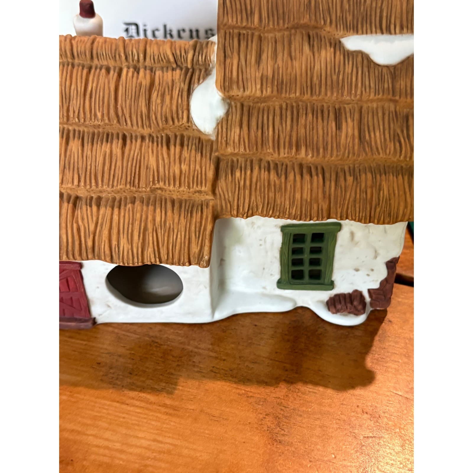 Dept 56 Dickens Village Bob Cratchit Tiny Tim Cottage Porcelain 6500-5 - Thumbnail 4