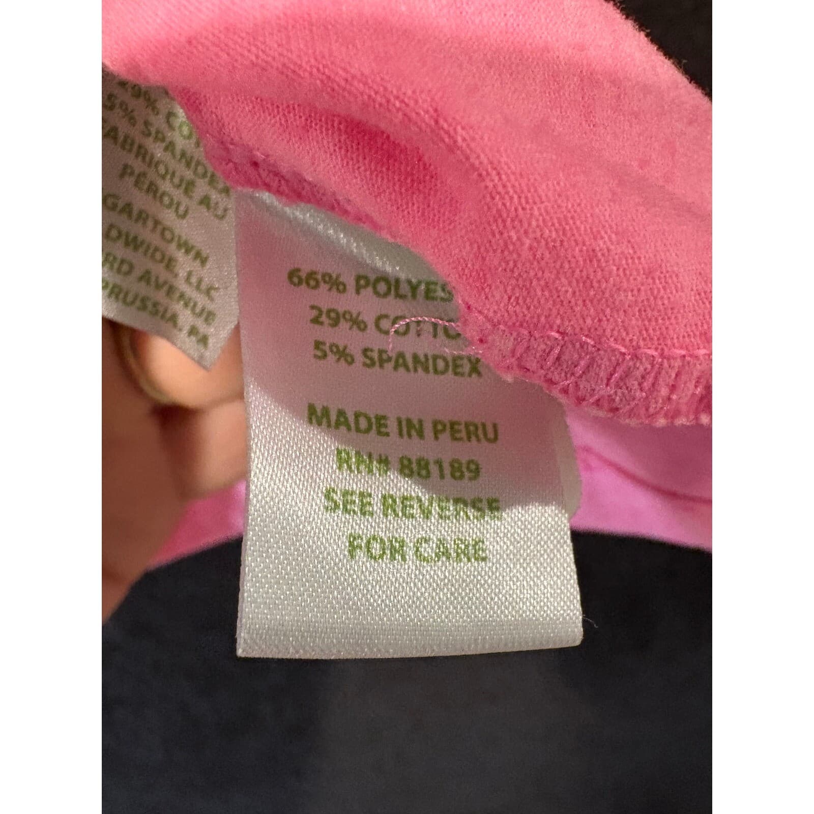 Lilly Pulitzer Ruffle Cold Shoulder Top Pink Casual Cute XXS - Thumbnail 3