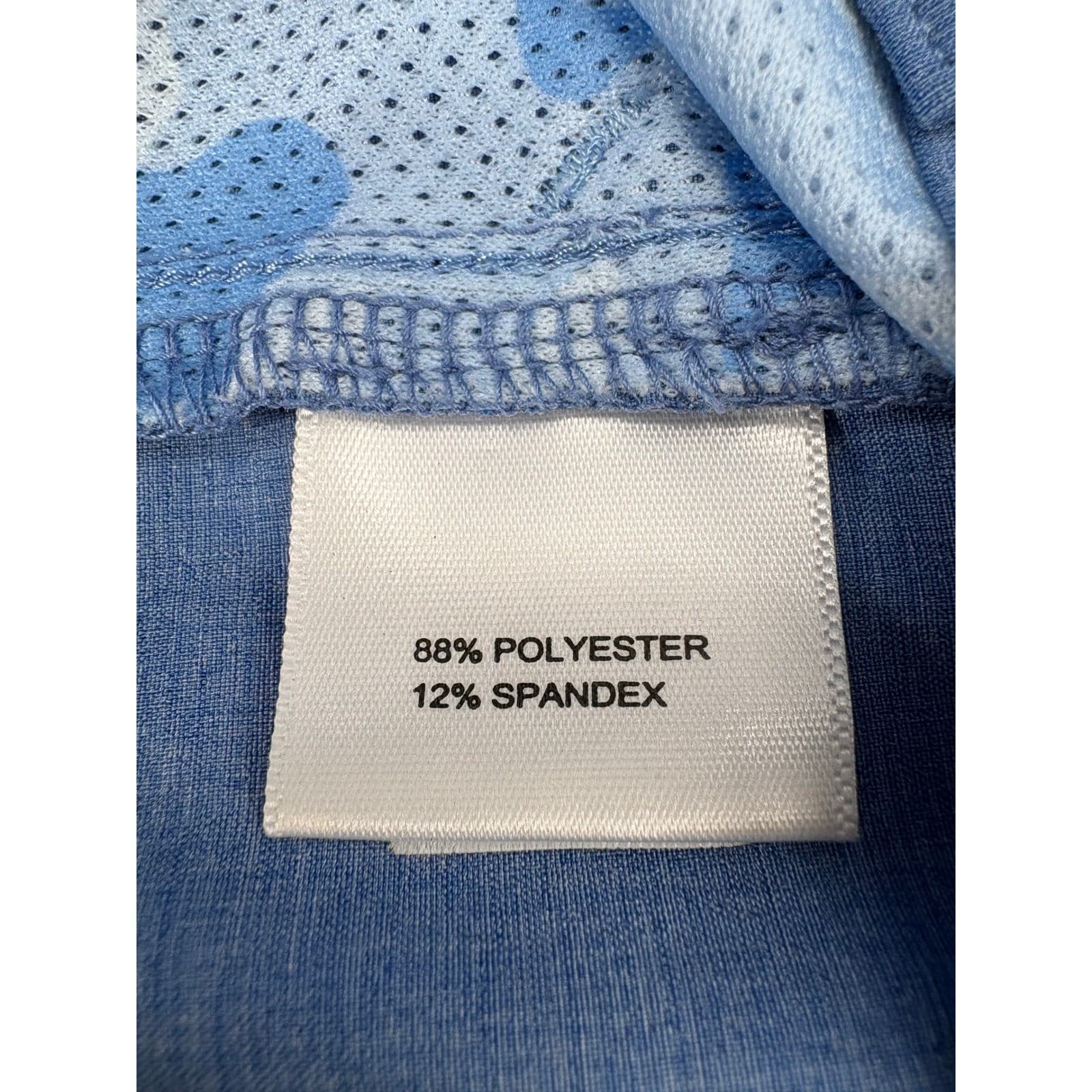 Peter Millar Men's Size 40 Blue Textured Golf Shorts Polyester Spandex - Thumbnail 4