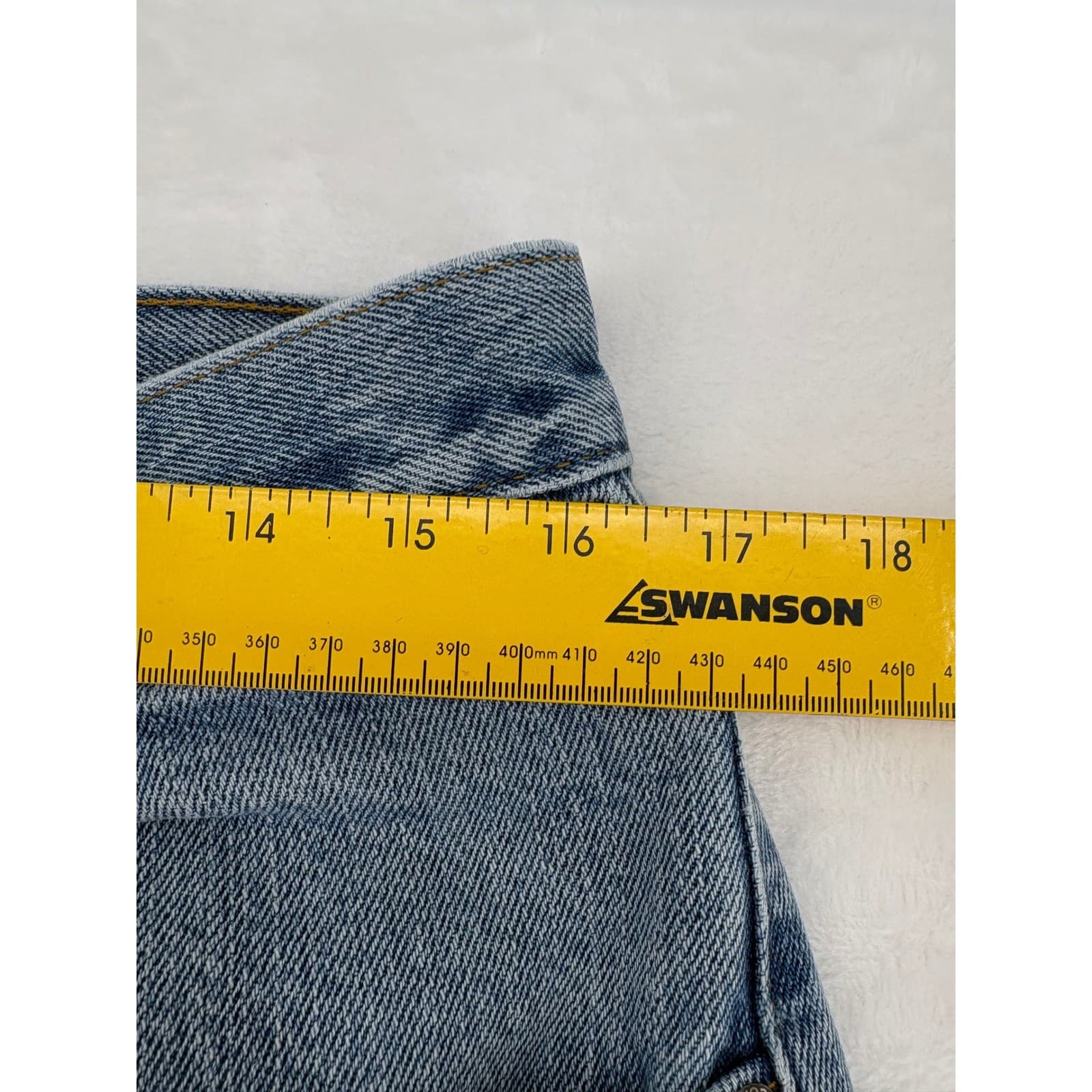Arizona Jean Co Relaxed Fit Mens 32x30 Blue Jeans Premium Denim Medium Wash - Thumbnail 3