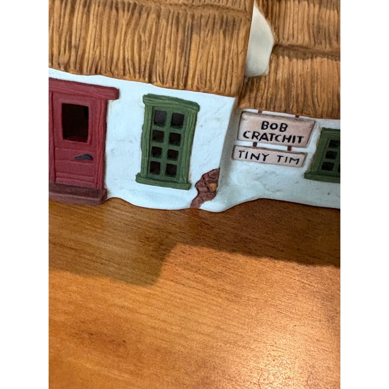Dept 56 Dickens Village Bob Cratchit Tiny Tim Cottage Porcelain 6500-5 - Thumbnail 2