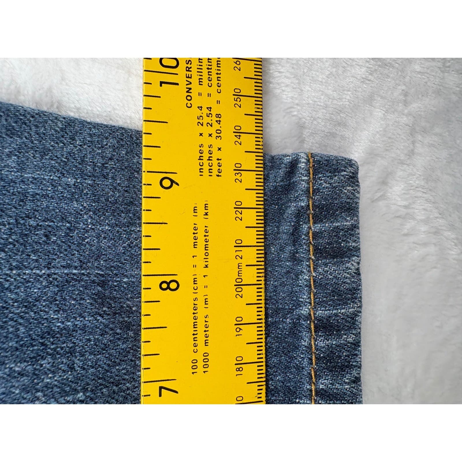 Levi's 559 Mens 36x34 Relaxed Straight Jeans Blue Denim Cotton NW-38987-00141 - Thumbnail 7