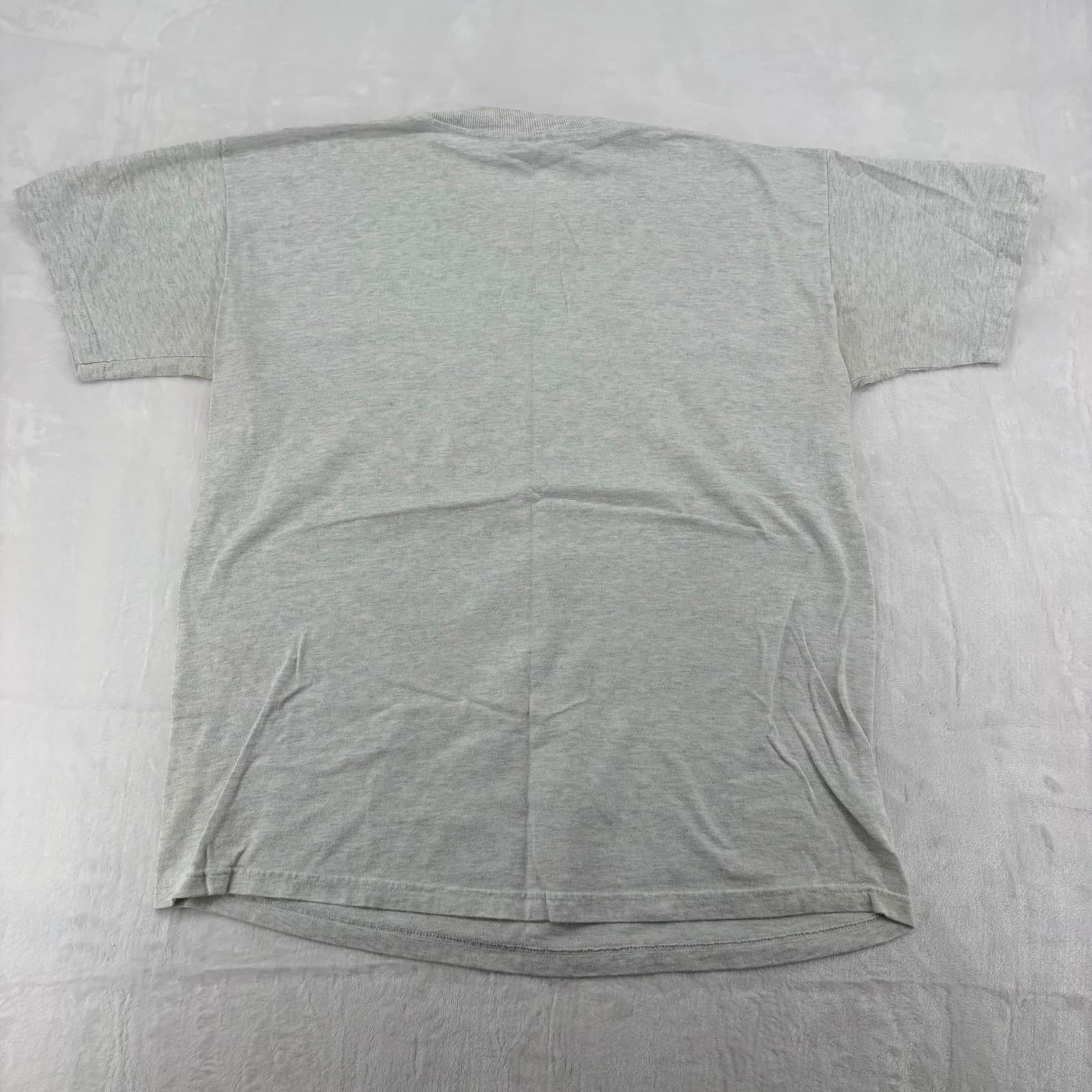 Screen Stars T-Shirt Mens L Tee Gray Soneraplaza.fi Graphic Cotton Blend Vintage - Thumbnail 6