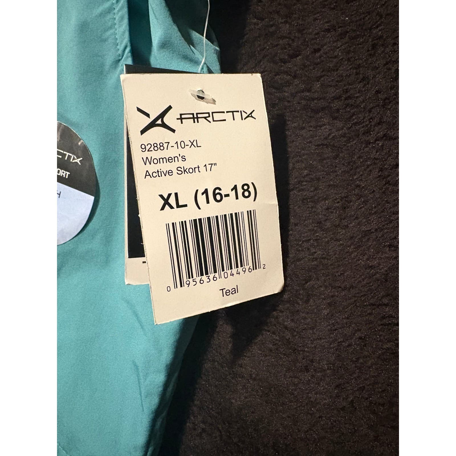 Arctix Active Skort Teal 17" Length Womens XL (16-18) Golf Hiking - Thumbnail 3
