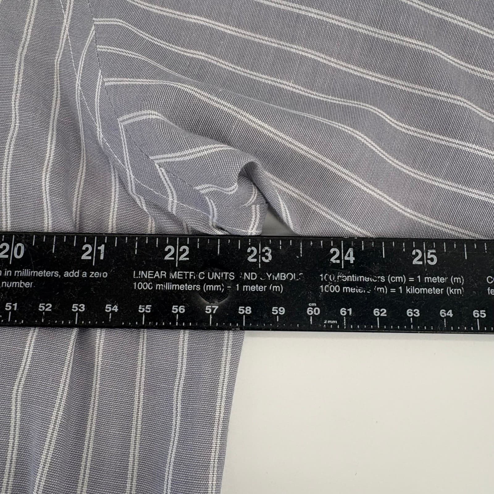 American Edition Men's Classic Stripe Dress Shirt Long Sleeve Made in USA - Thumbnail 4
