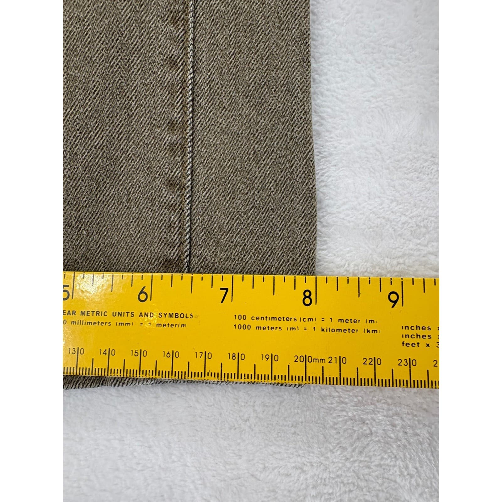 Lauren Jeans Co Ralph Lauren Jeans Womens 12 Pants Olive Brown Straight Leg - Thumbnail 5