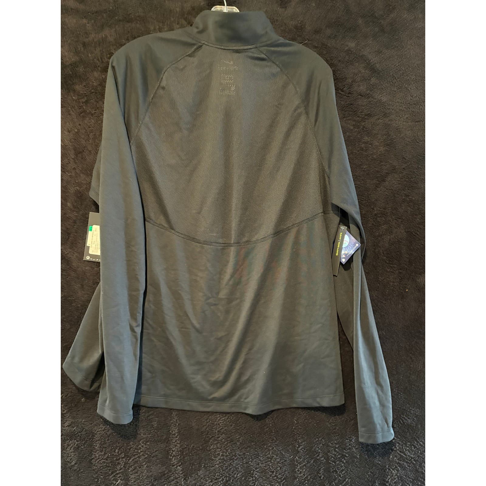 Nike Colorado Rockies MLB Dri-FIT Element 1/2 Zip Pullover Black Women's XL - Thumbnail 12