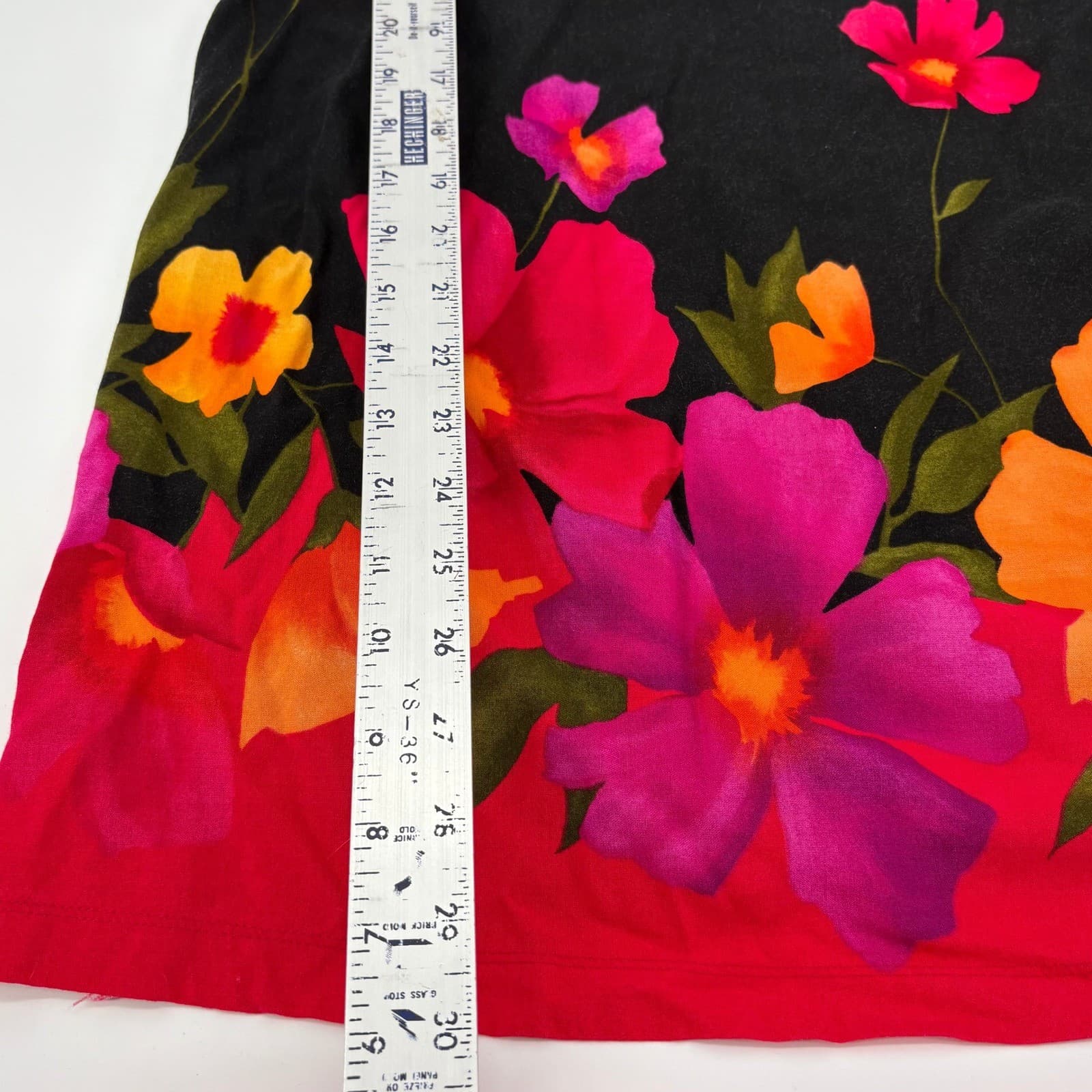 Dotti Black Floral Tank Top Sleeveless Casual Summer Top - Thumbnail 6