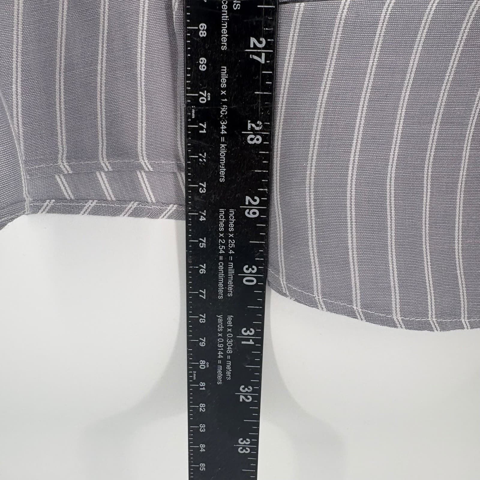 American Edition Men's Classic Stripe Dress Shirt Long Sleeve Made in USA - Thumbnail 7