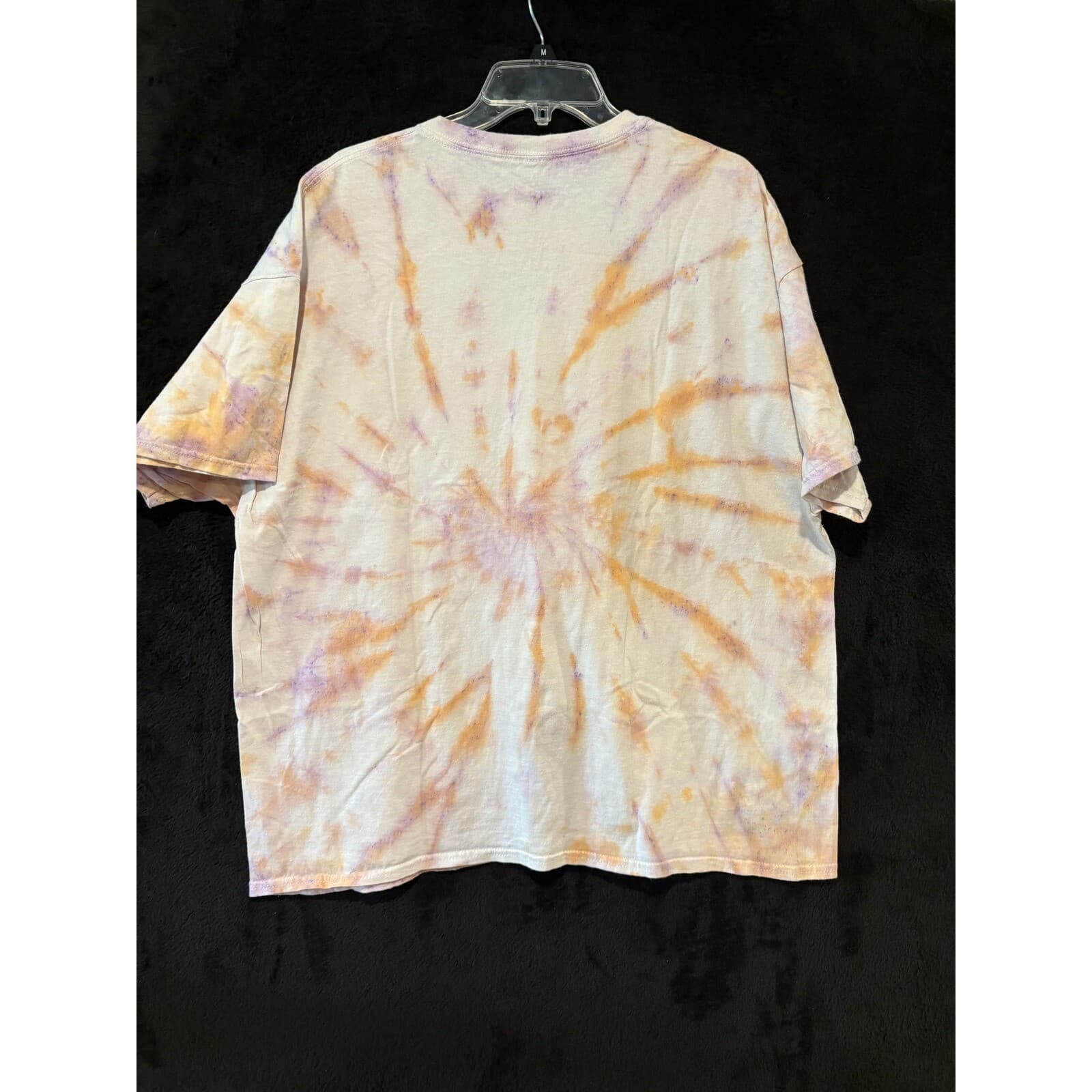 Fanatics T-Shirt Mens 2XL Clemson Tigers Orange Purple Tie Dye Graphic 2XL - Thumbnail 5