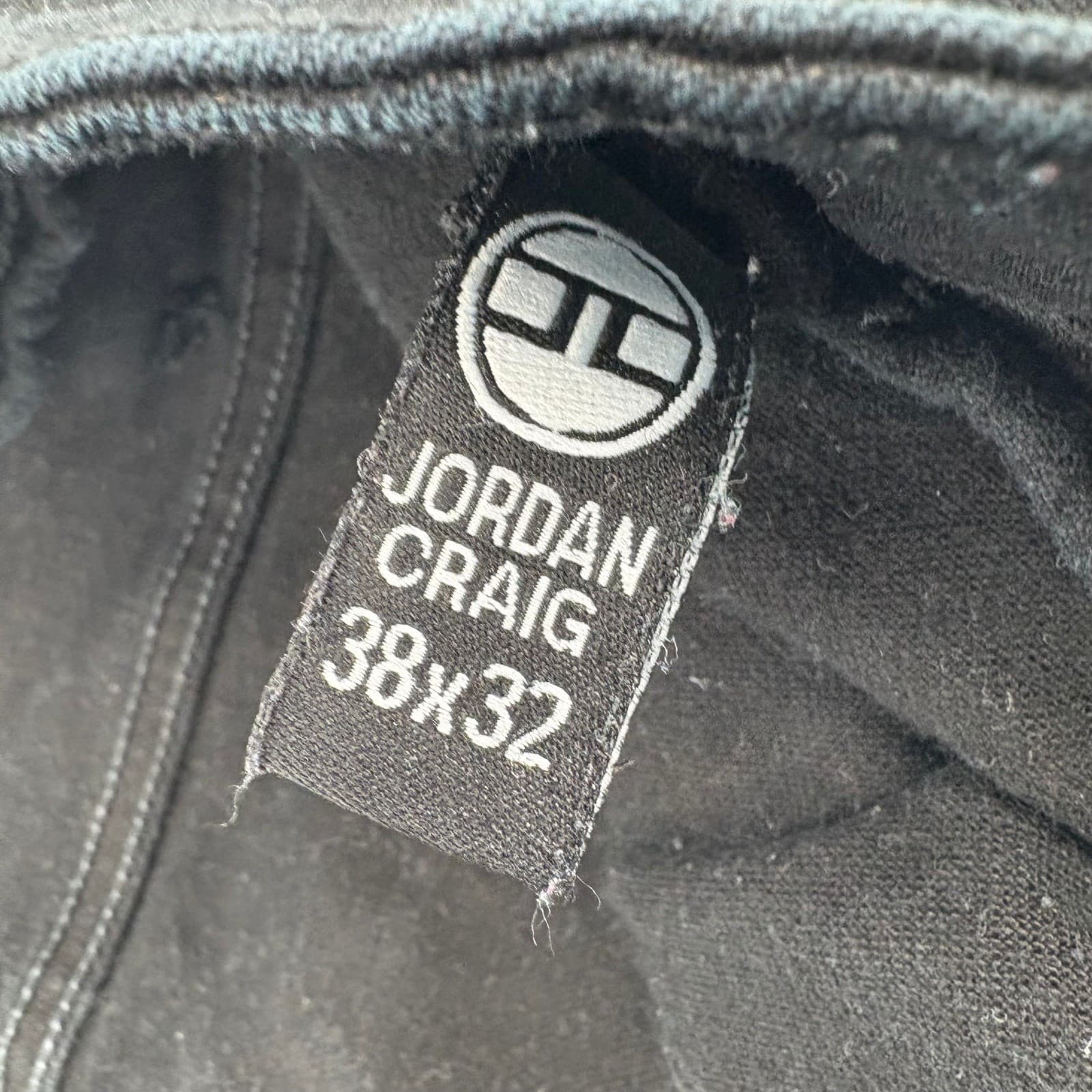 Jordan Craig Mens Distressed Jeans Black Denim Slim Fit Size 38/32 Y2K Skater - Thumbnail 5