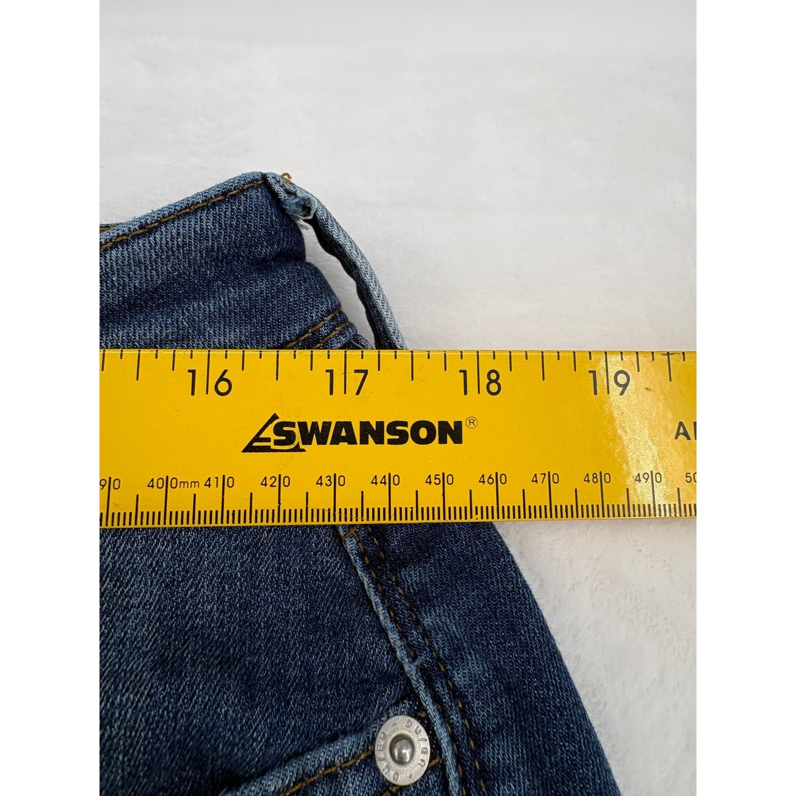 DU/ER Jeans Men's 34 x 34 Performance Denim Slim Fit Blue Stretch Pants - Thumbnail 4