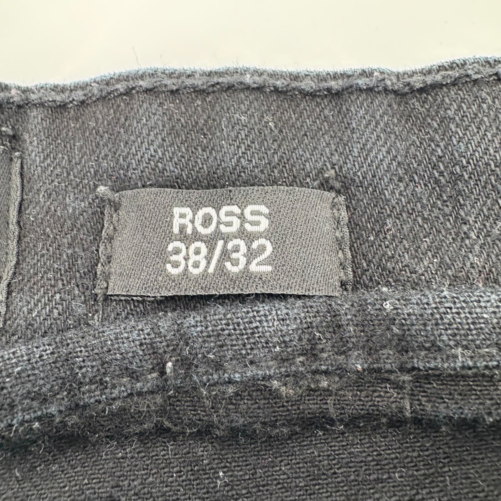 Jordan Craig Mens Distressed Jeans Black Denim Slim Fit Size 38/32 Y2K Skater - Thumbnail 4