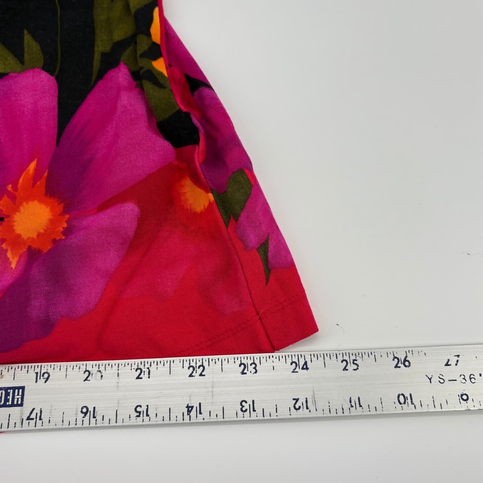 Dotti Black Floral Tank Top Sleeveless Casual Summer Top - Thumbnail 5