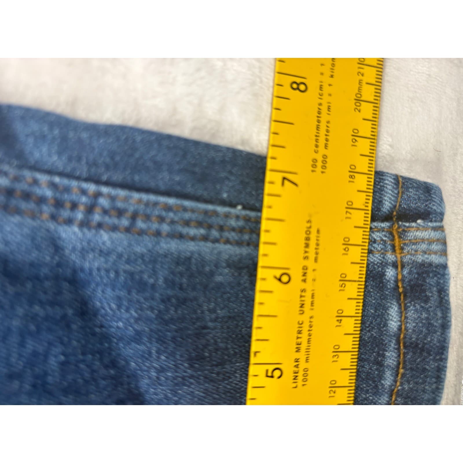 DU/ER Jeans Men's 34 x 34 Performance Denim Slim Fit Blue Stretch Pants - Thumbnail 7