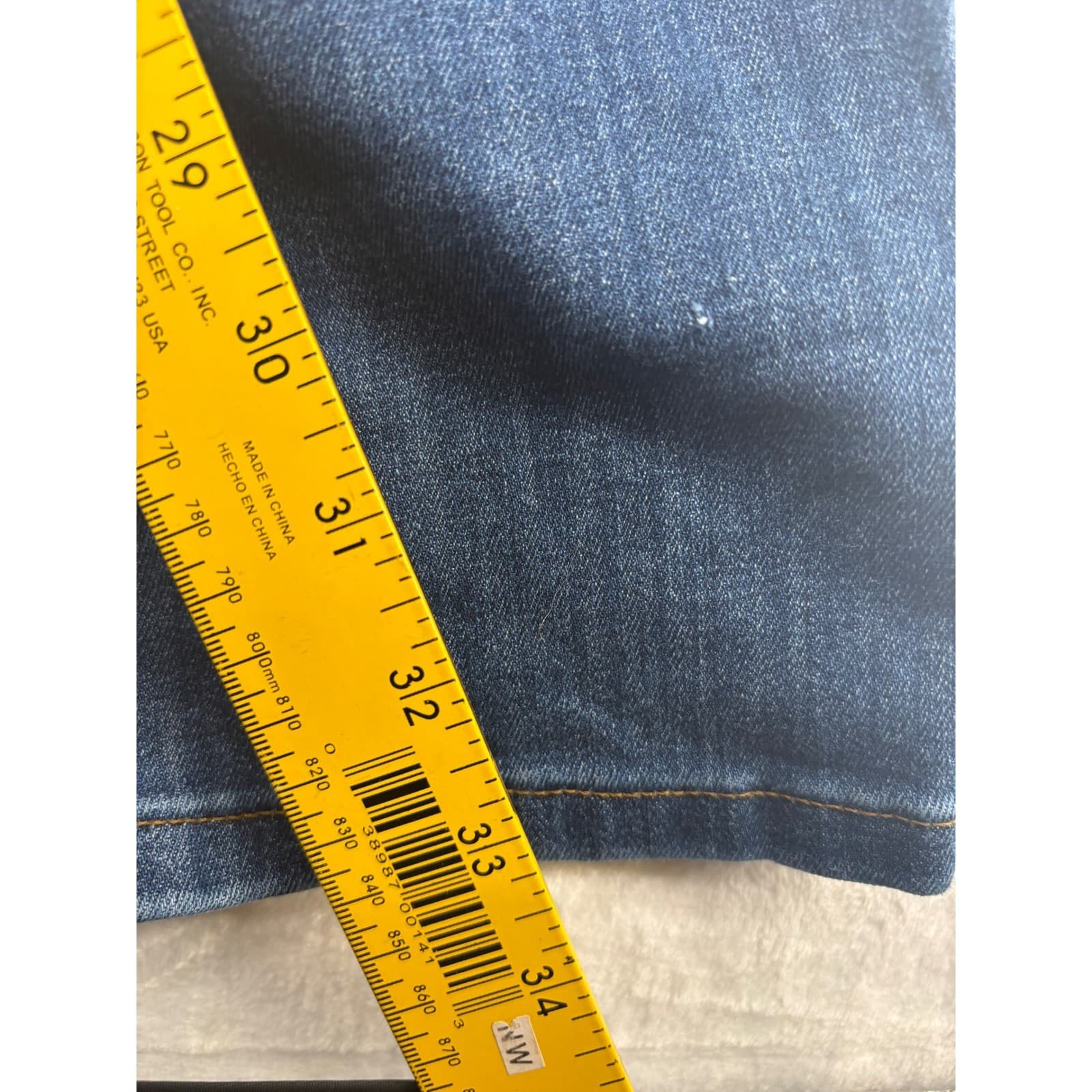 DU/ER Jeans Men's 34 x 34 Performance Denim Slim Fit Blue Stretch Pants - Thumbnail 6
