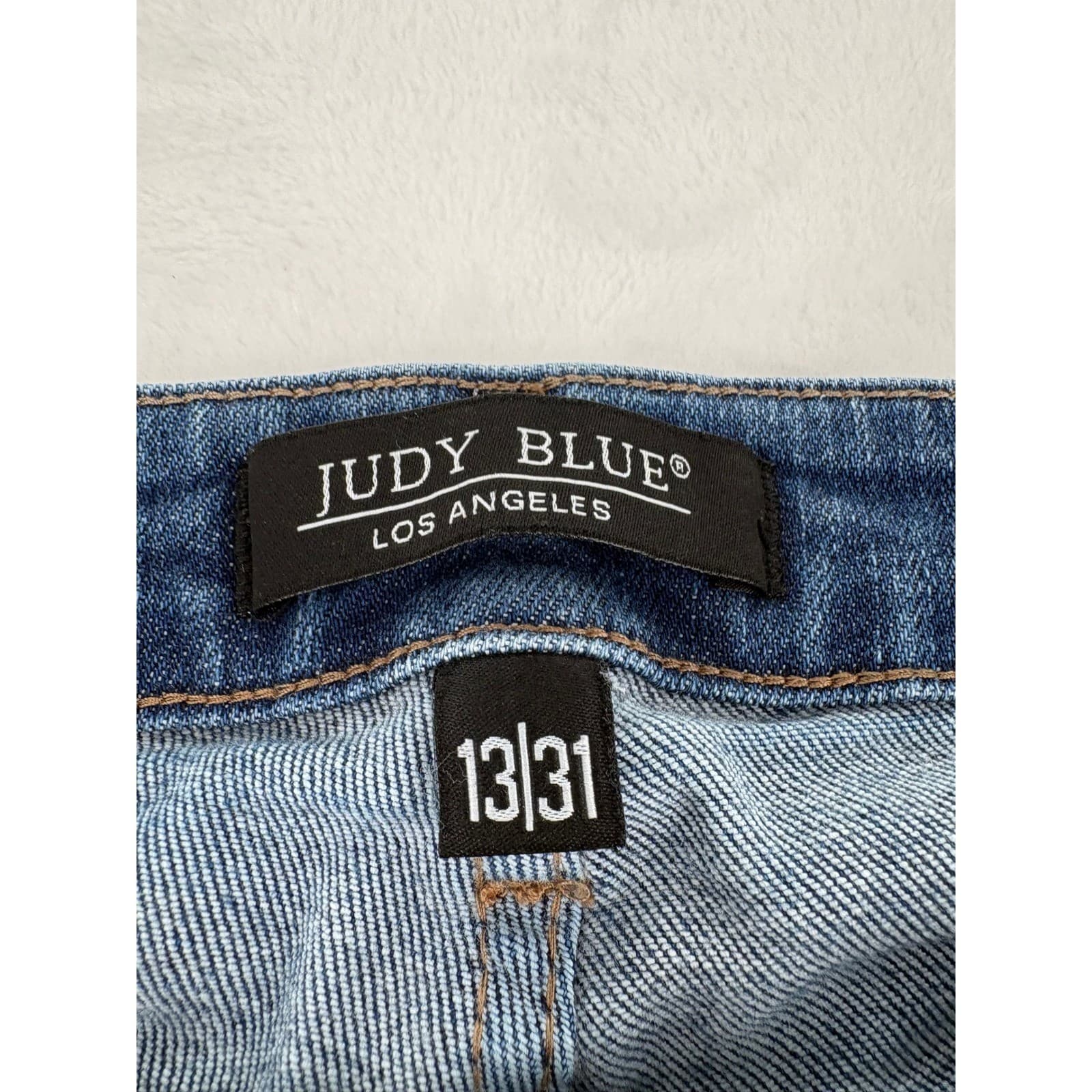 Judy Blue Boyfriend Jeans Womens 13/31 Denim Blue Mid Rise Stretch 1000844781 - Thumbnail 2