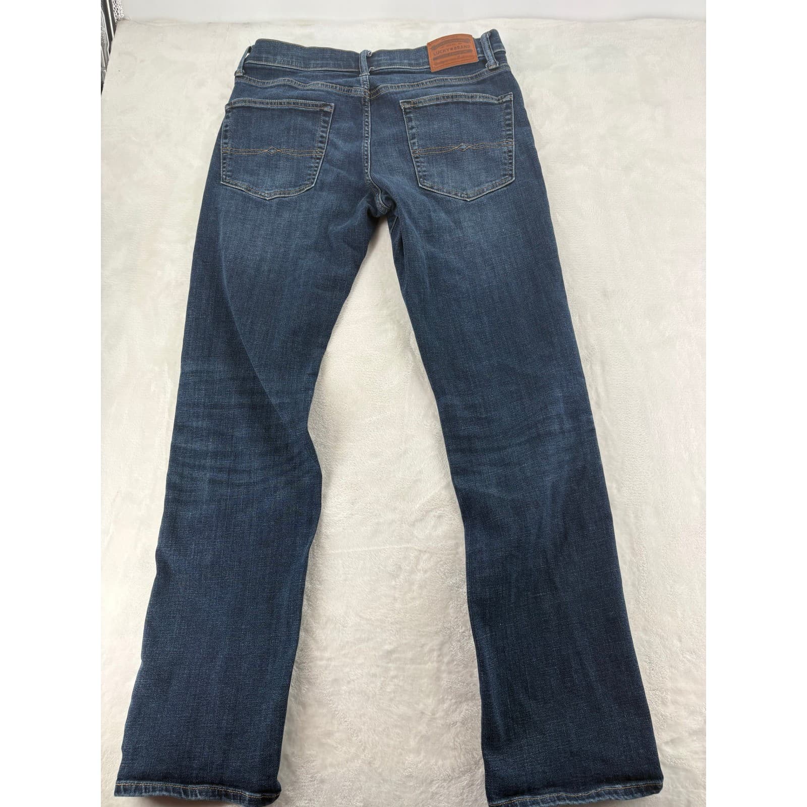 Lucky Brand 121 Heritage Slim Jeans Mens 31x34 Blue Denim Slim Straight - Thumbnail 7