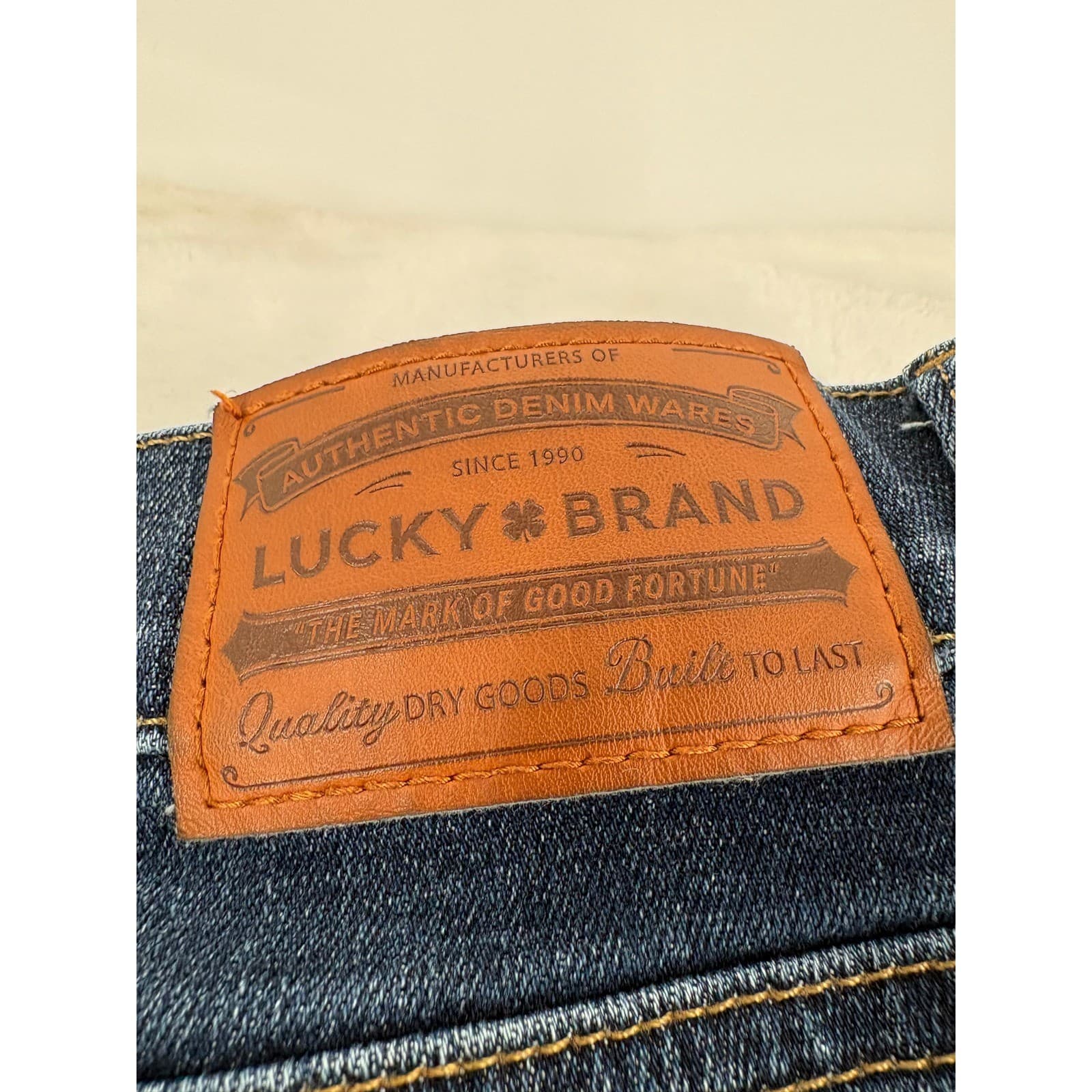 Lucky Brand 121 Heritage Slim Jeans Mens 31x34 Blue Denim Slim Straight - Thumbnail 9