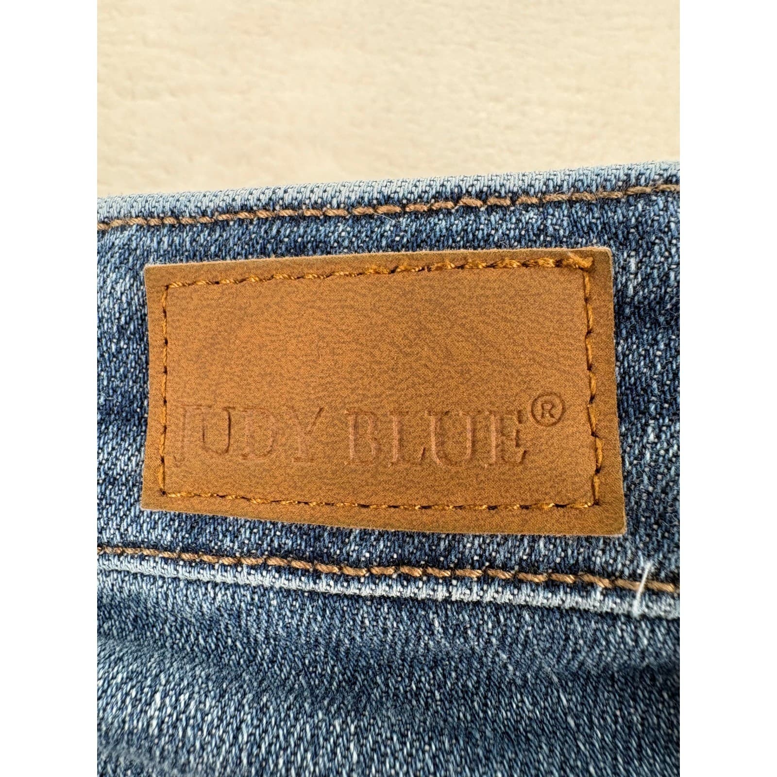 Judy Blue Boyfriend Jeans Womens 13/31 Denim Blue Mid Rise Stretch 1000844781 - Thumbnail 12