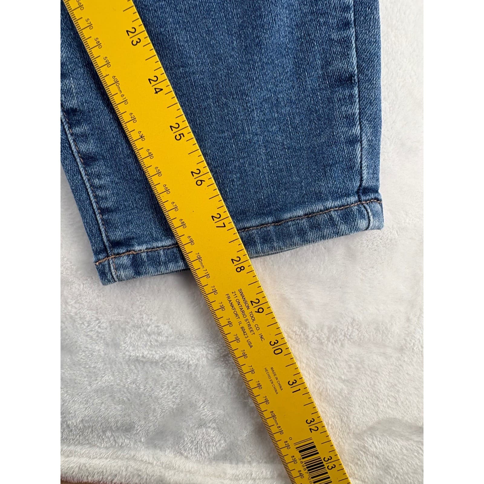Judy Blue Boyfriend Jeans Womens 13/31 Denim Blue Mid Rise Stretch 1000844781 - Thumbnail 5
