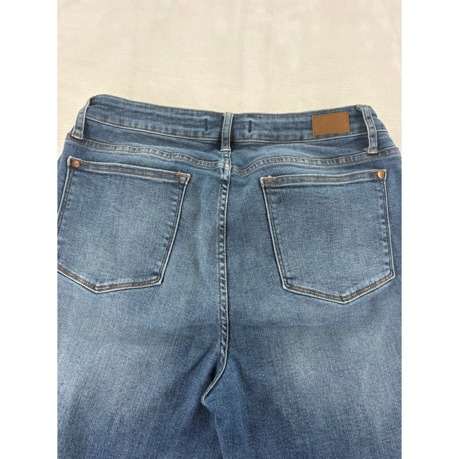 Judy Blue Boyfriend Jeans Womens 13/31 Denim Blue Mid Rise Stretch 1000844781 - Thumbnail 11