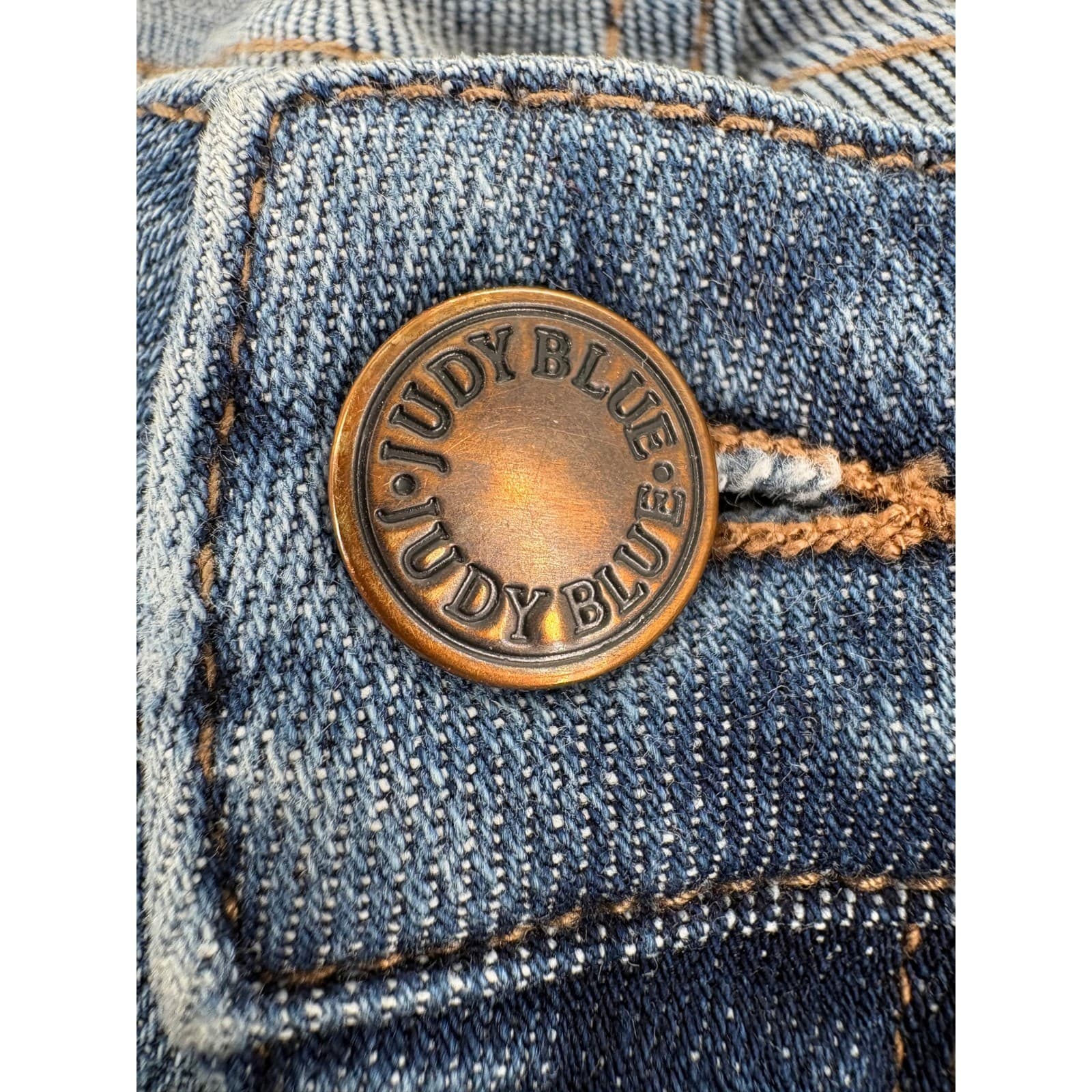 Judy Blue Boyfriend Jeans Womens 13/31 Denim Blue Mid Rise Stretch 1000844781 - Thumbnail 8